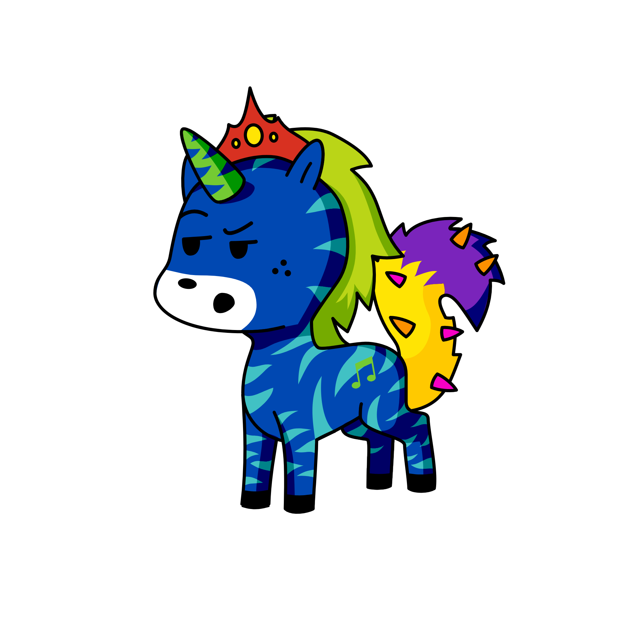 asdfjkl;, the unicorn