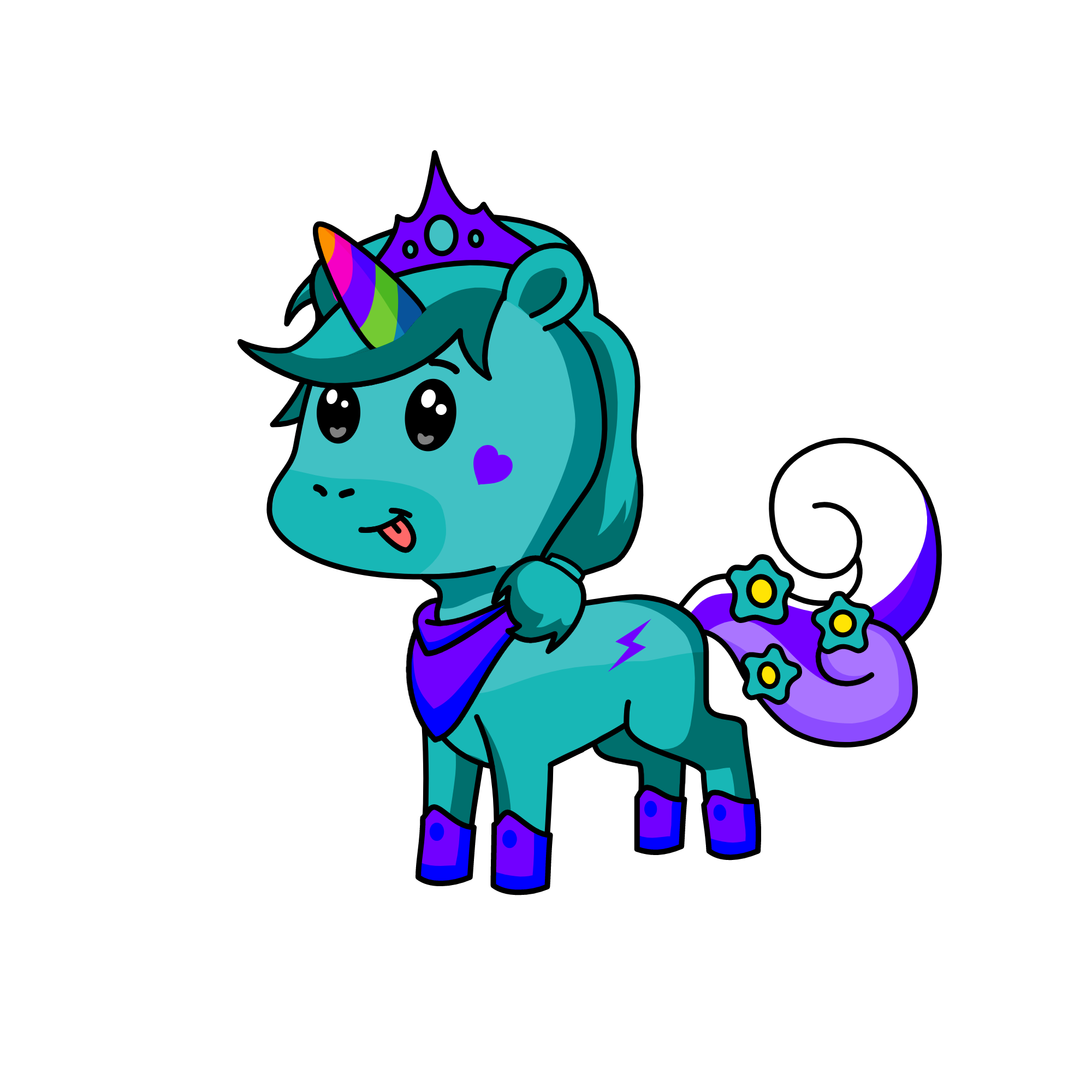 Queen, the unicorn