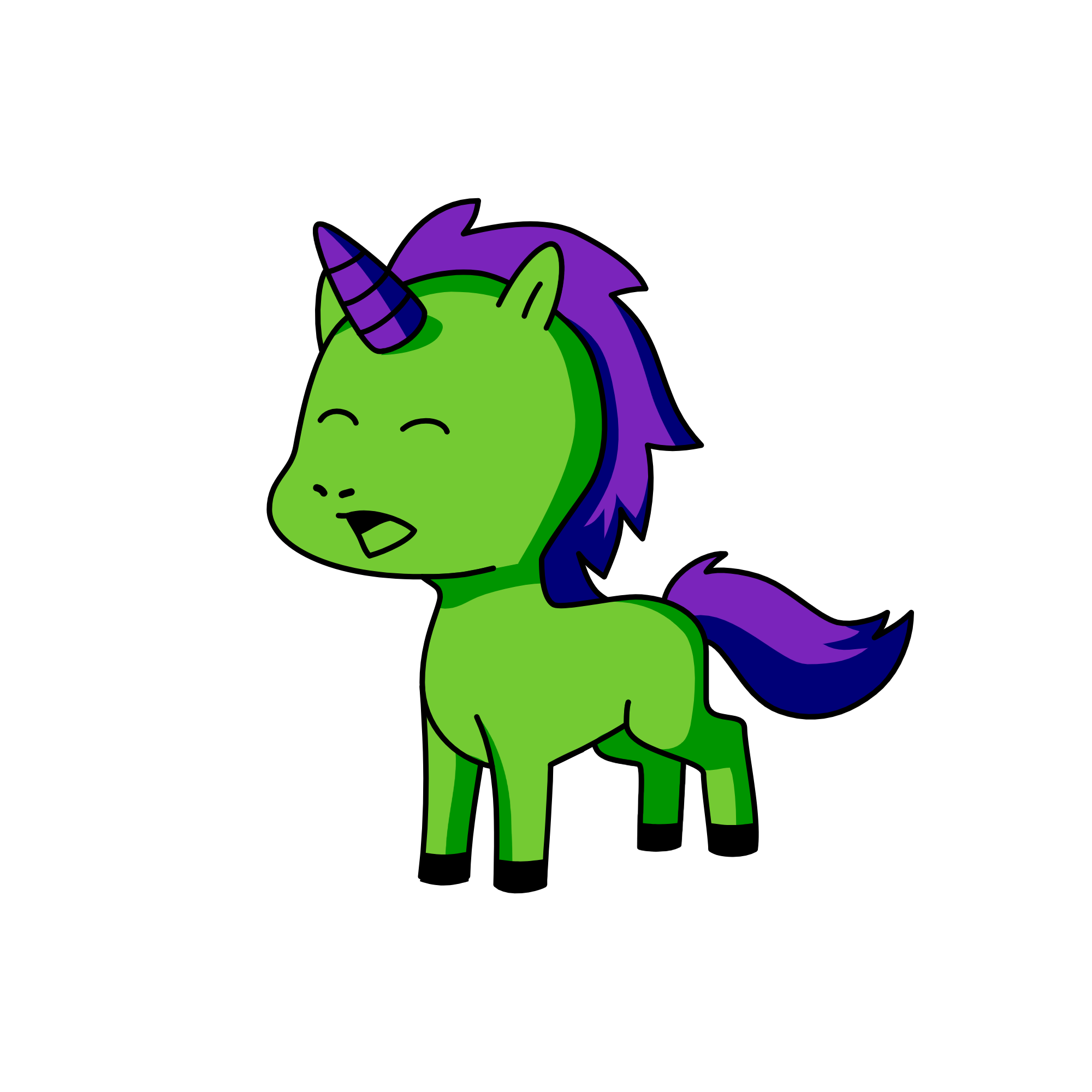 Spike from My little Pony, the unicorn