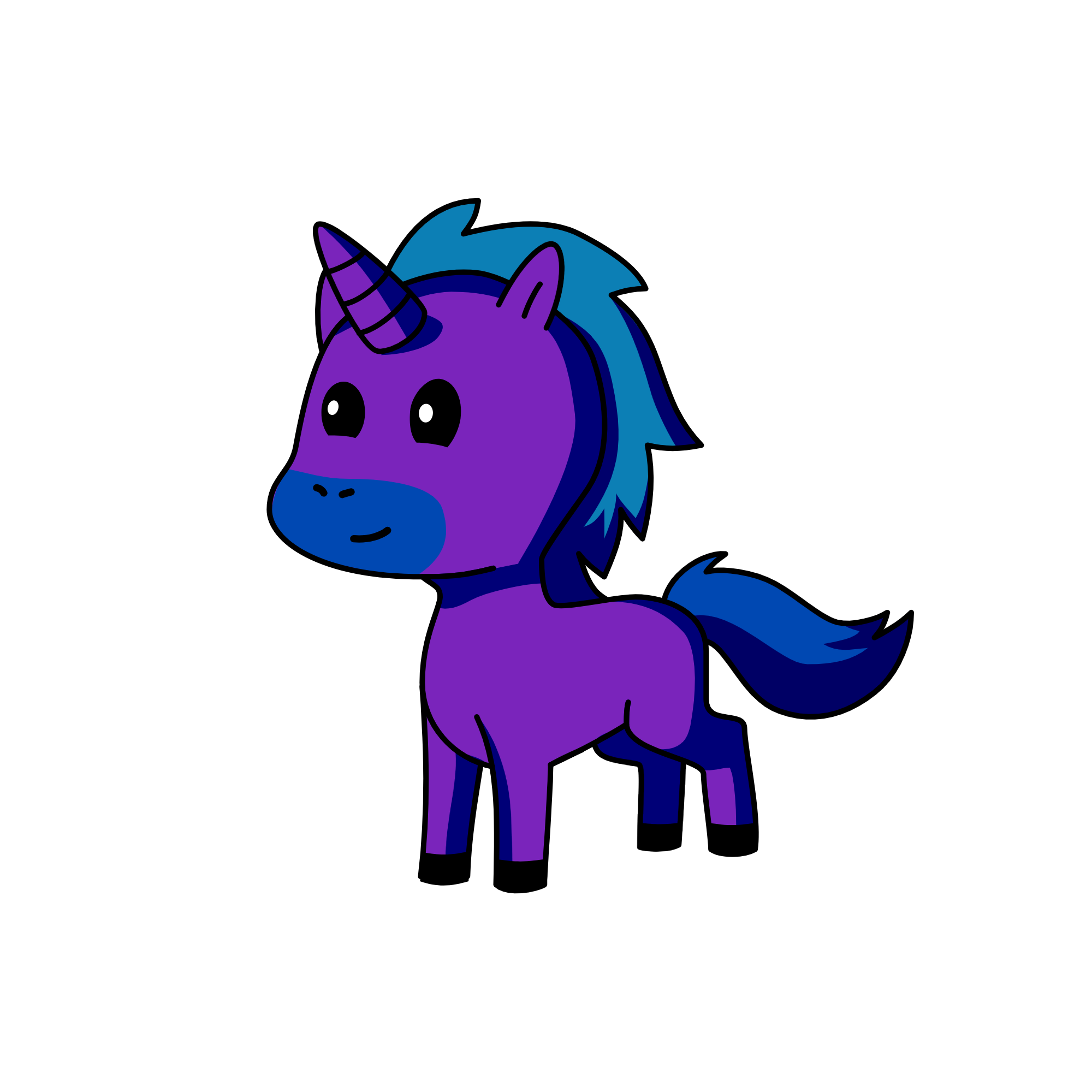 Raven, the unicorn
