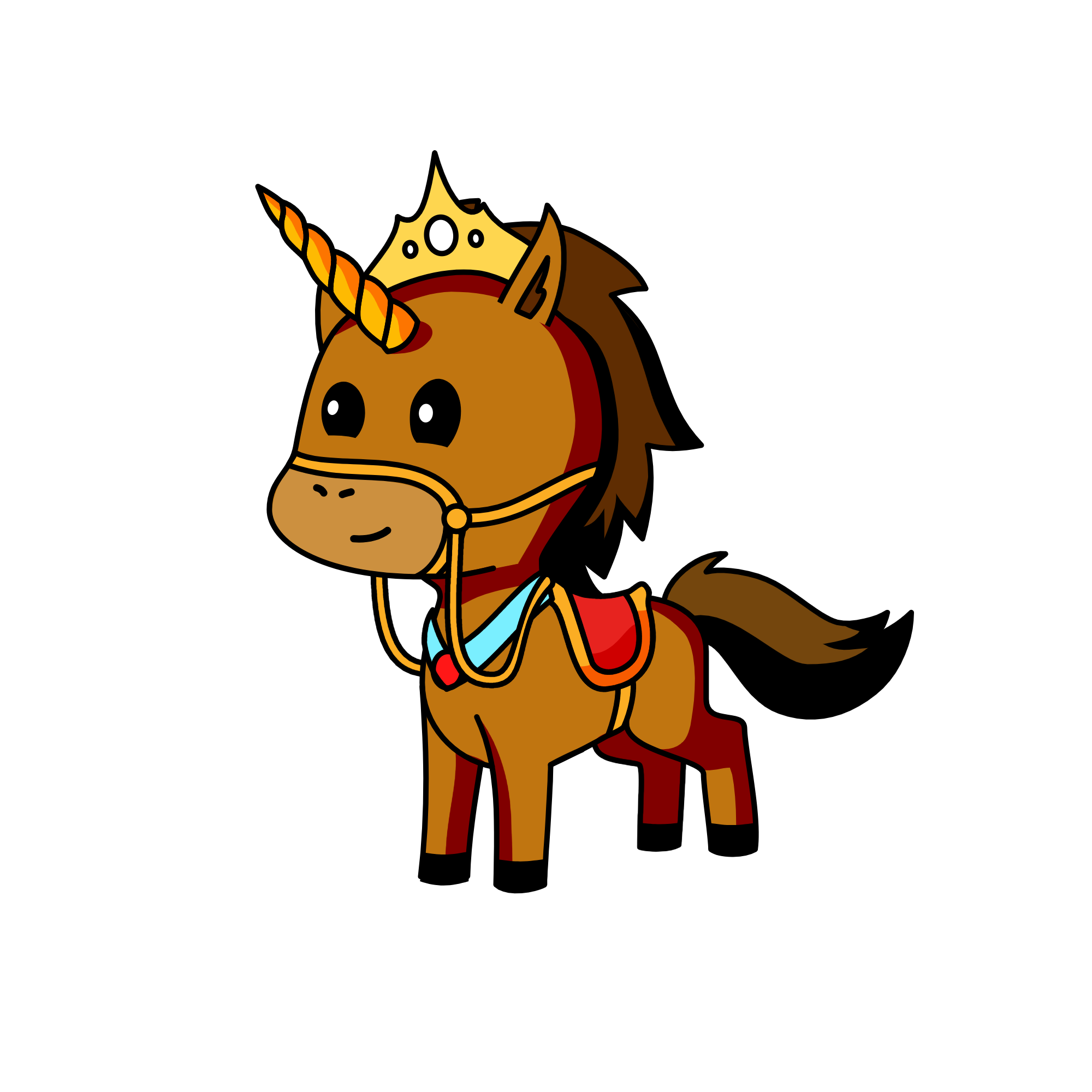 King's Horse, the unicorn