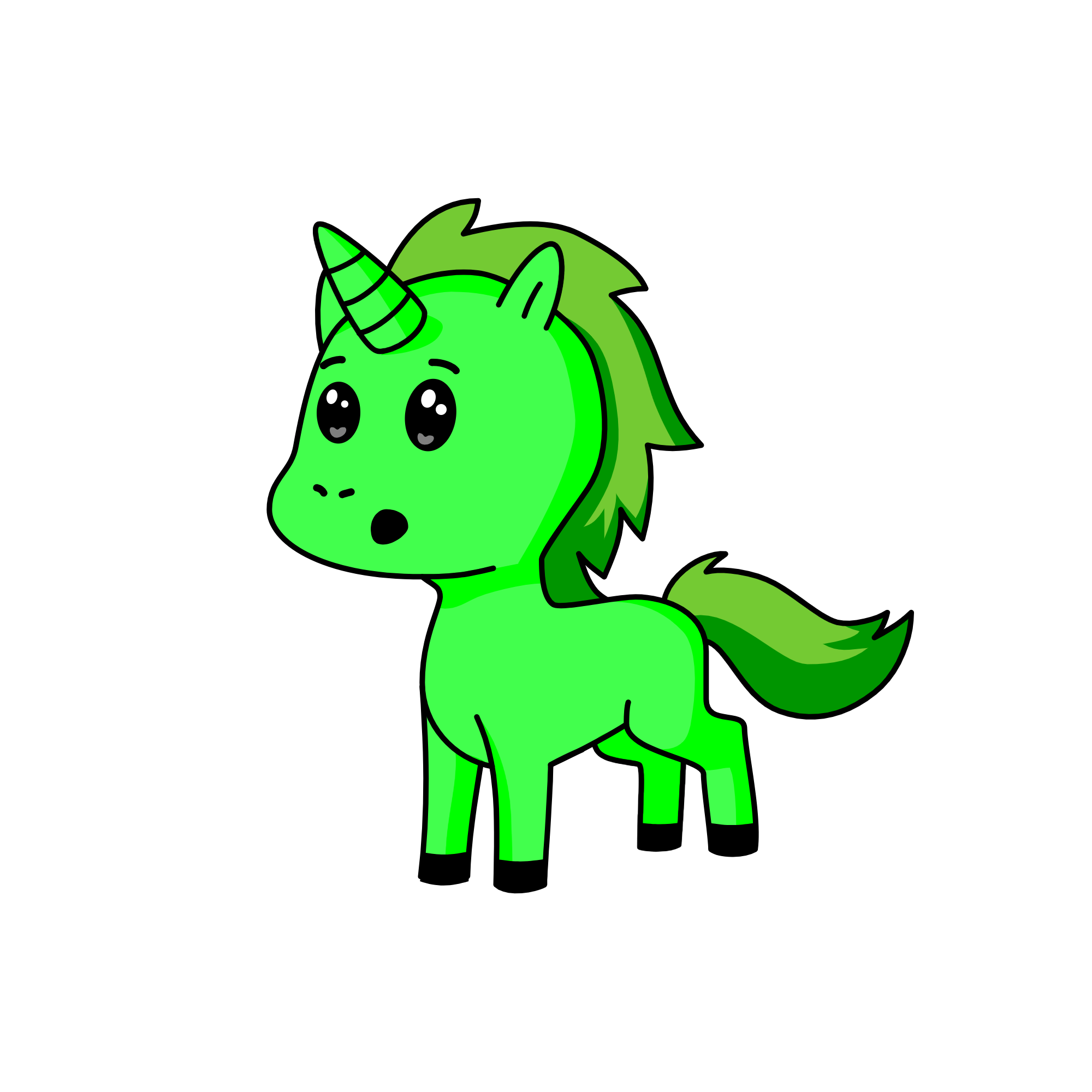 Beast Boy, the unicorn
