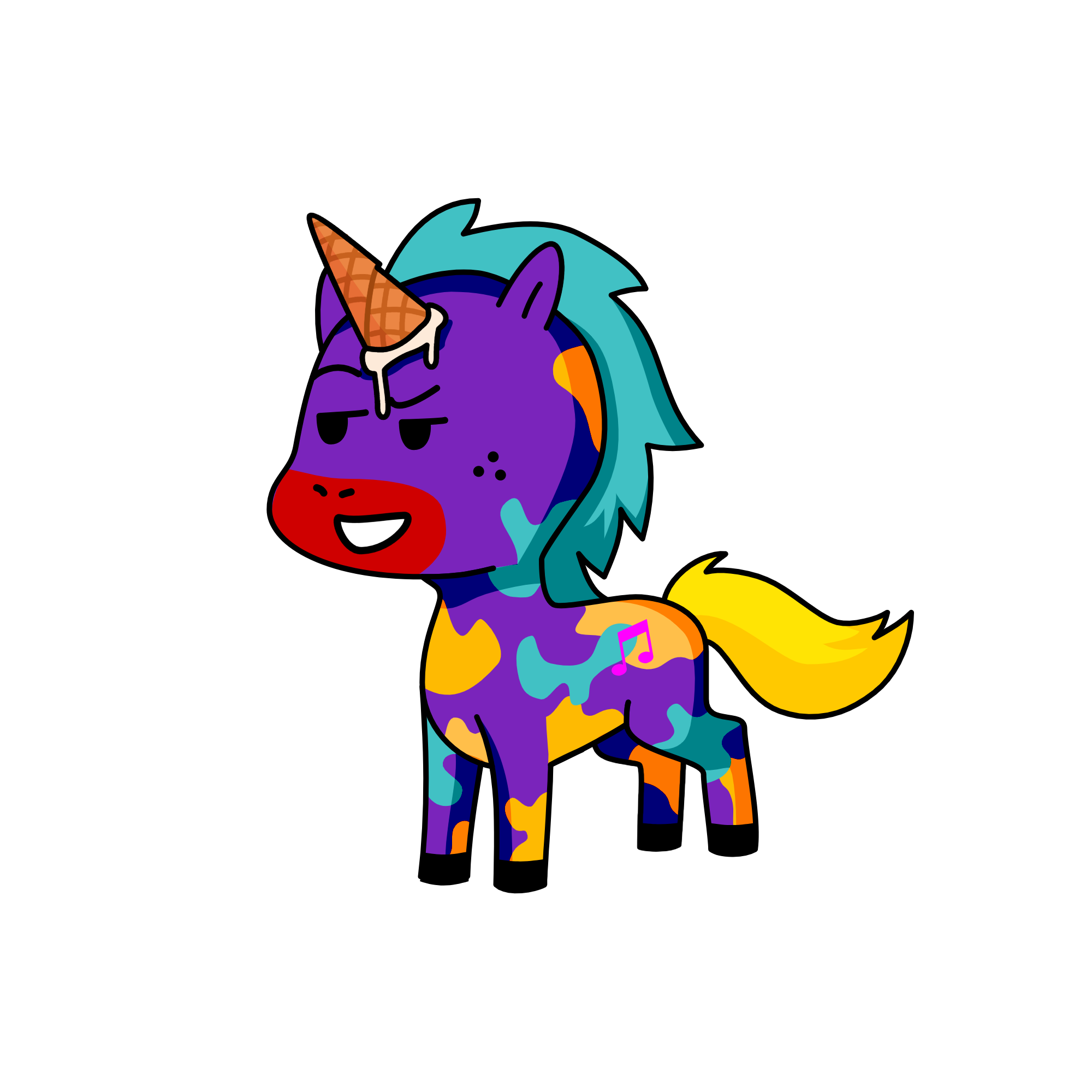 110011001100110010110110011, the unicorn