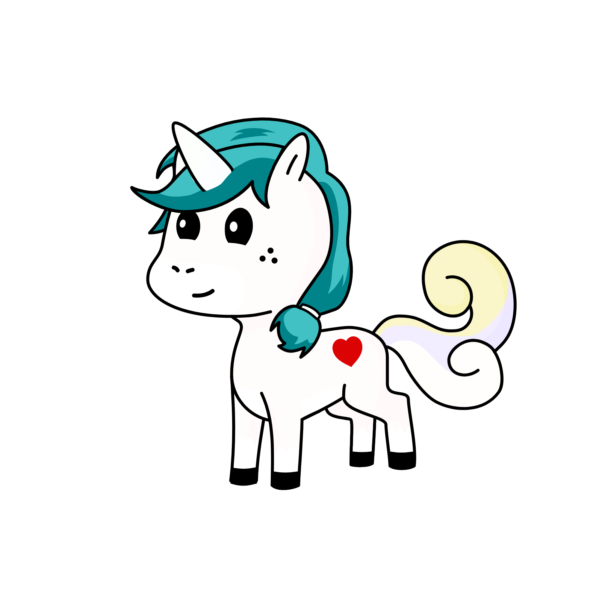 the white unicorn, the unicorn