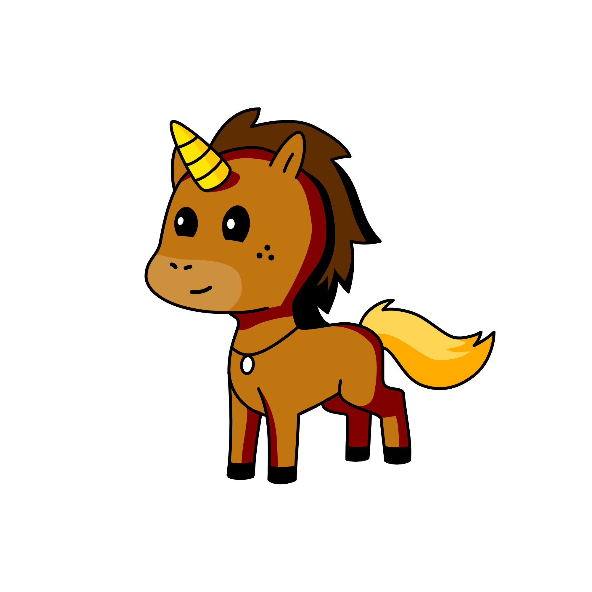 Dad, the unicorn