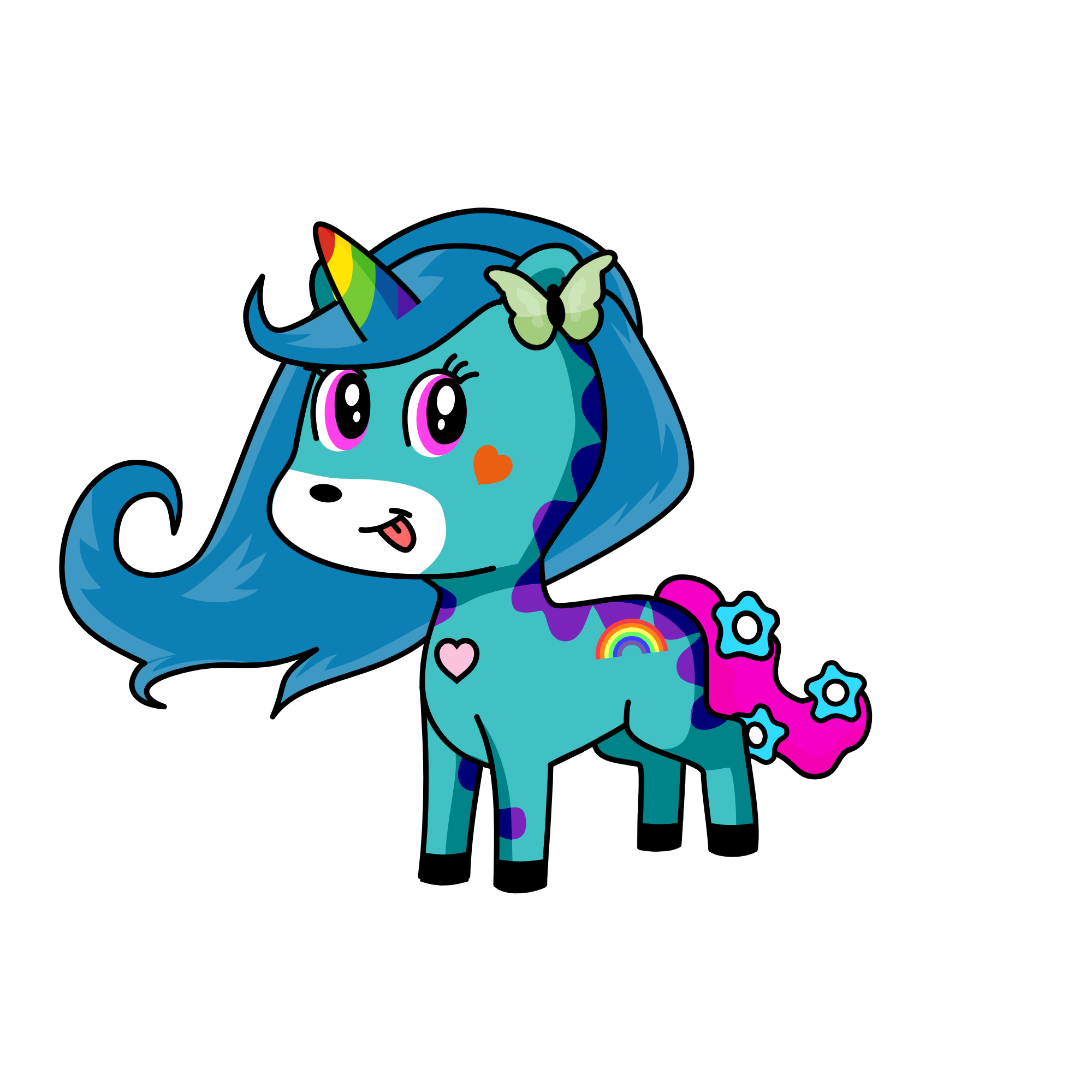 Moony, the unicorn