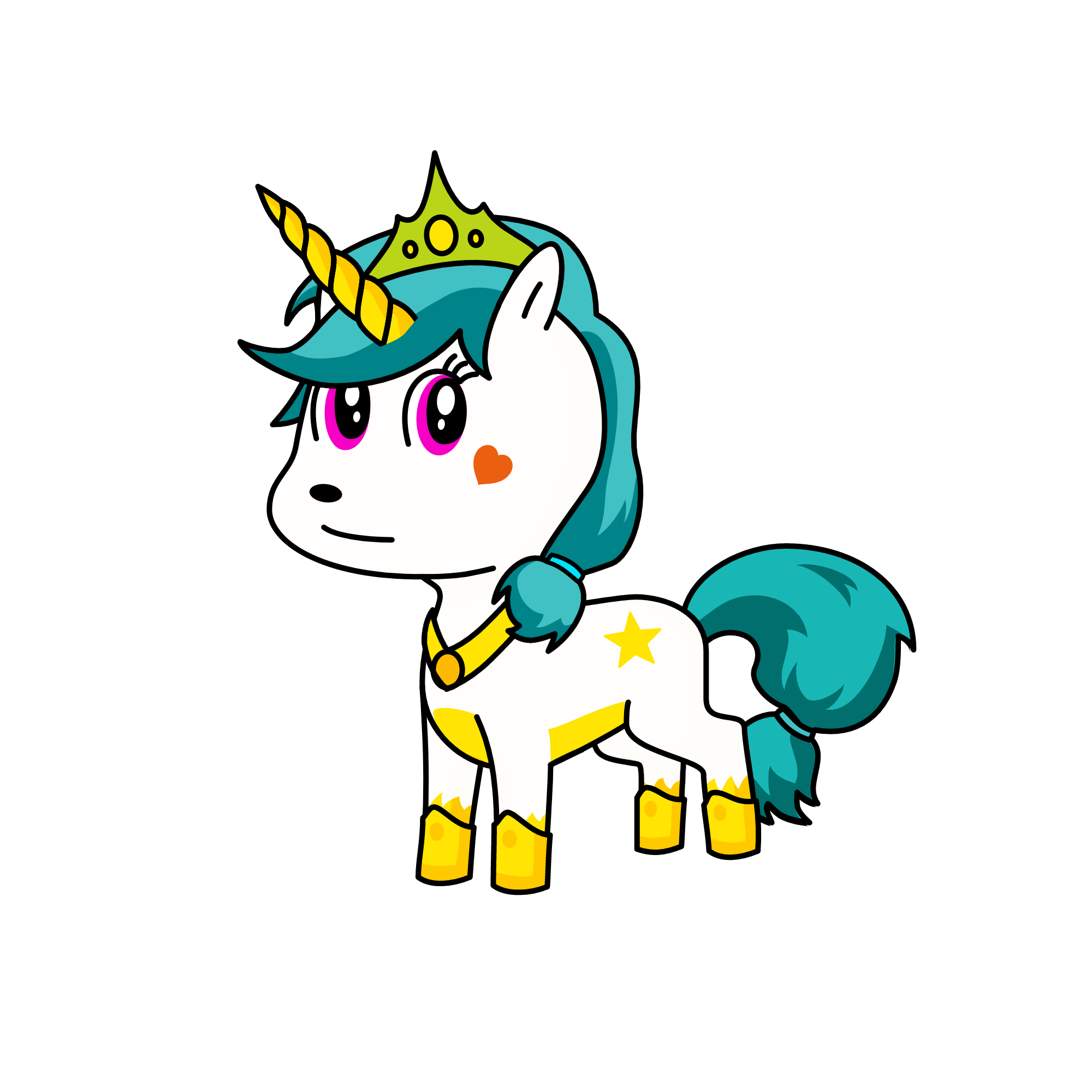 stelestia, the unicorn
