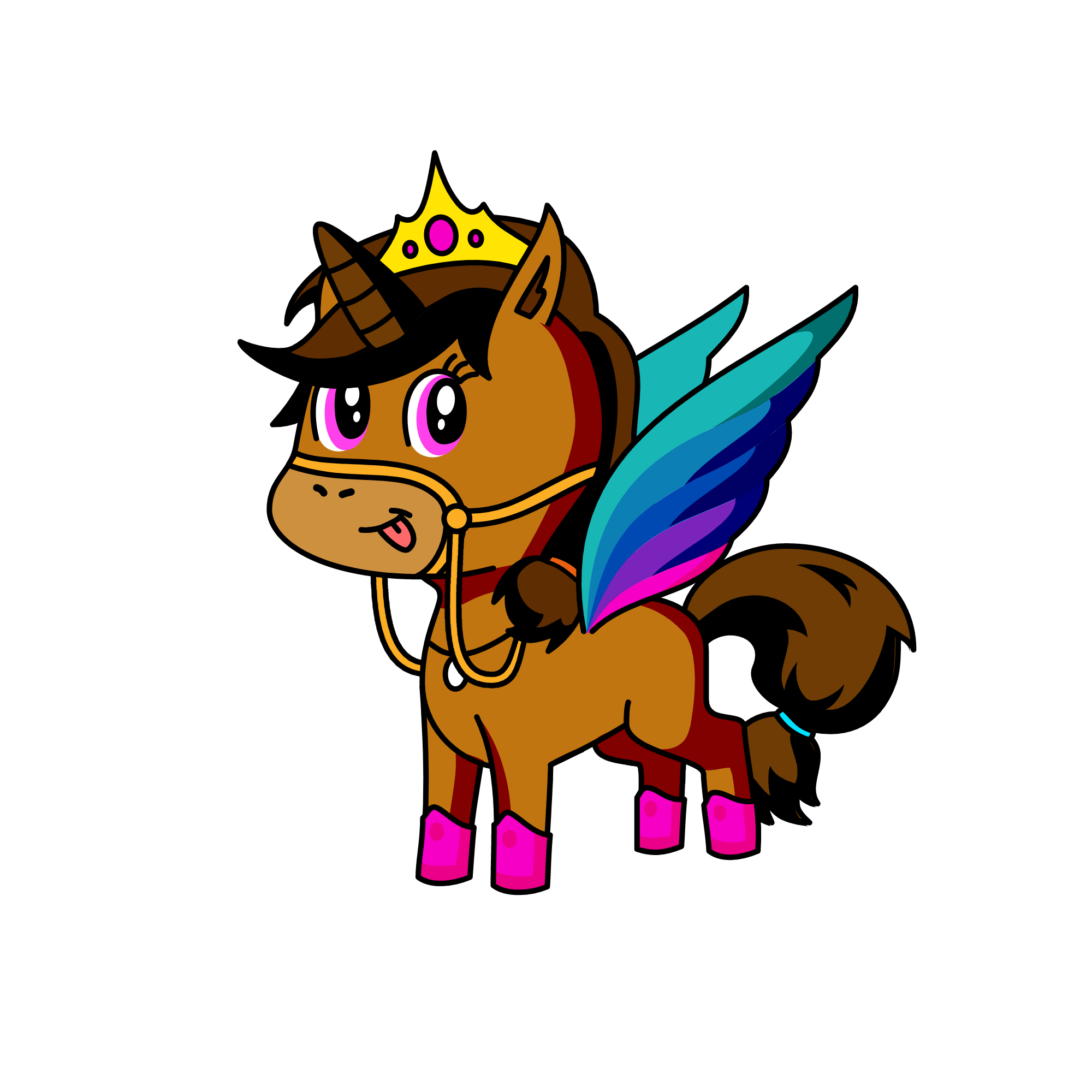 Brownie, the unicorn