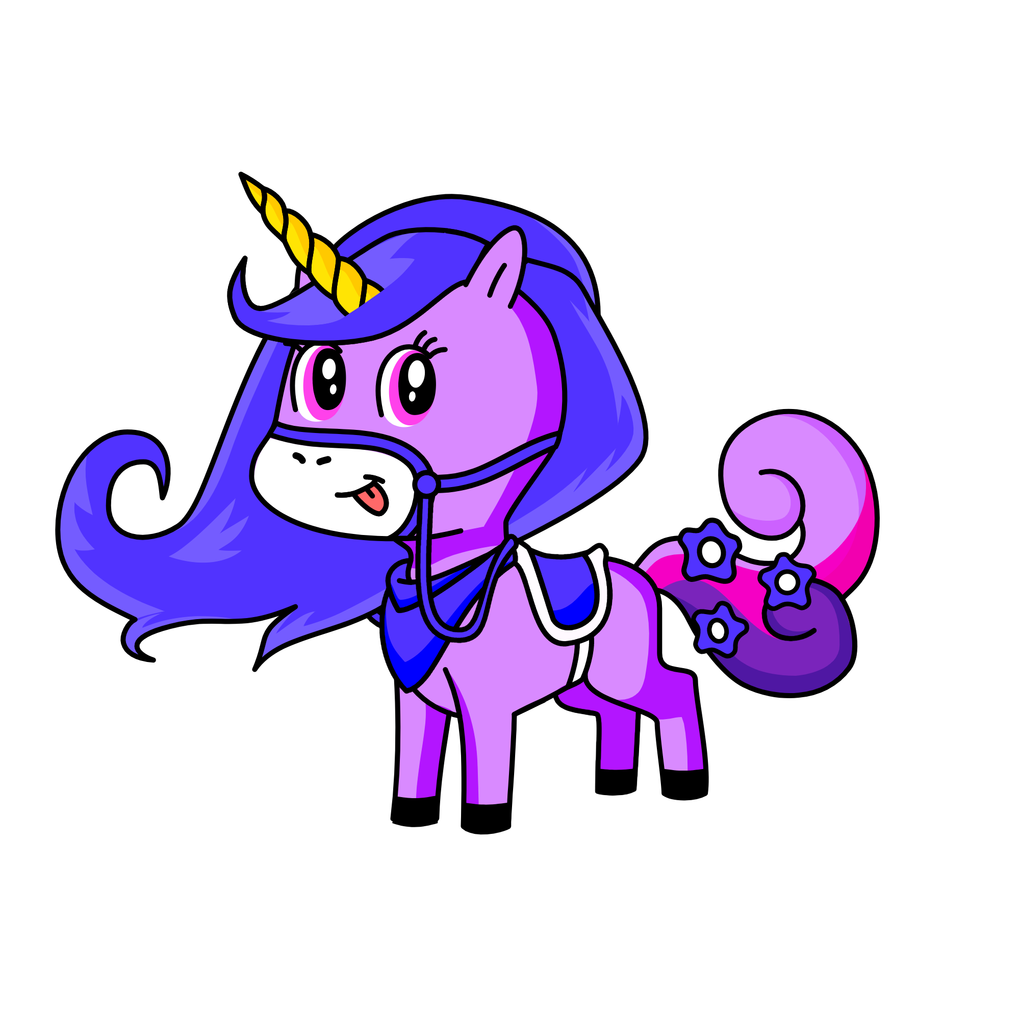 Glittersparklescloudy, the unicorn