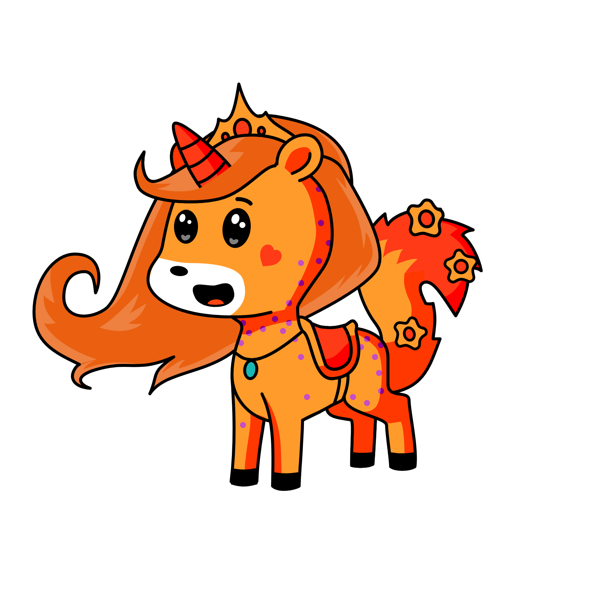 sun, the unicorn