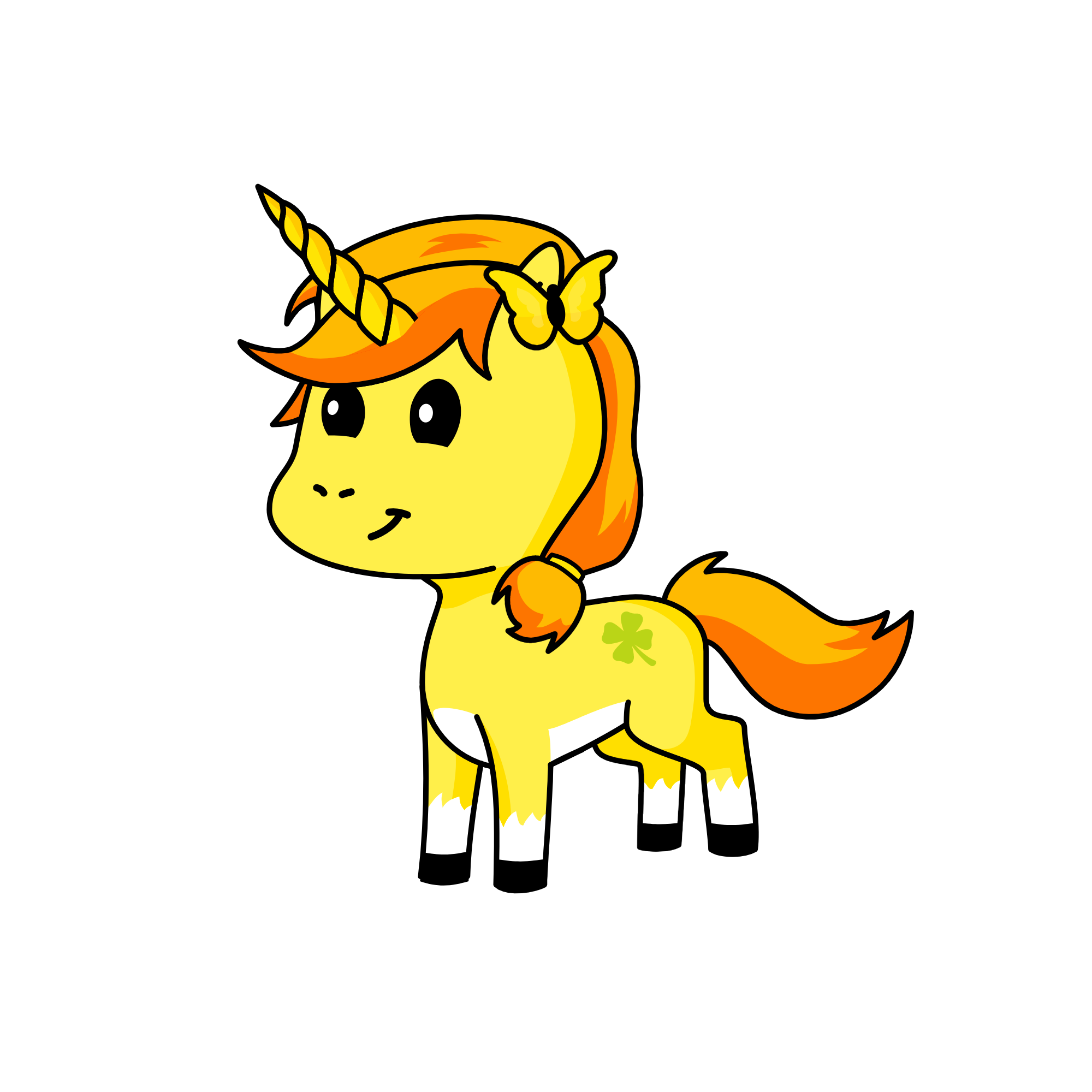 Yellow Yelmi, the unicorn
