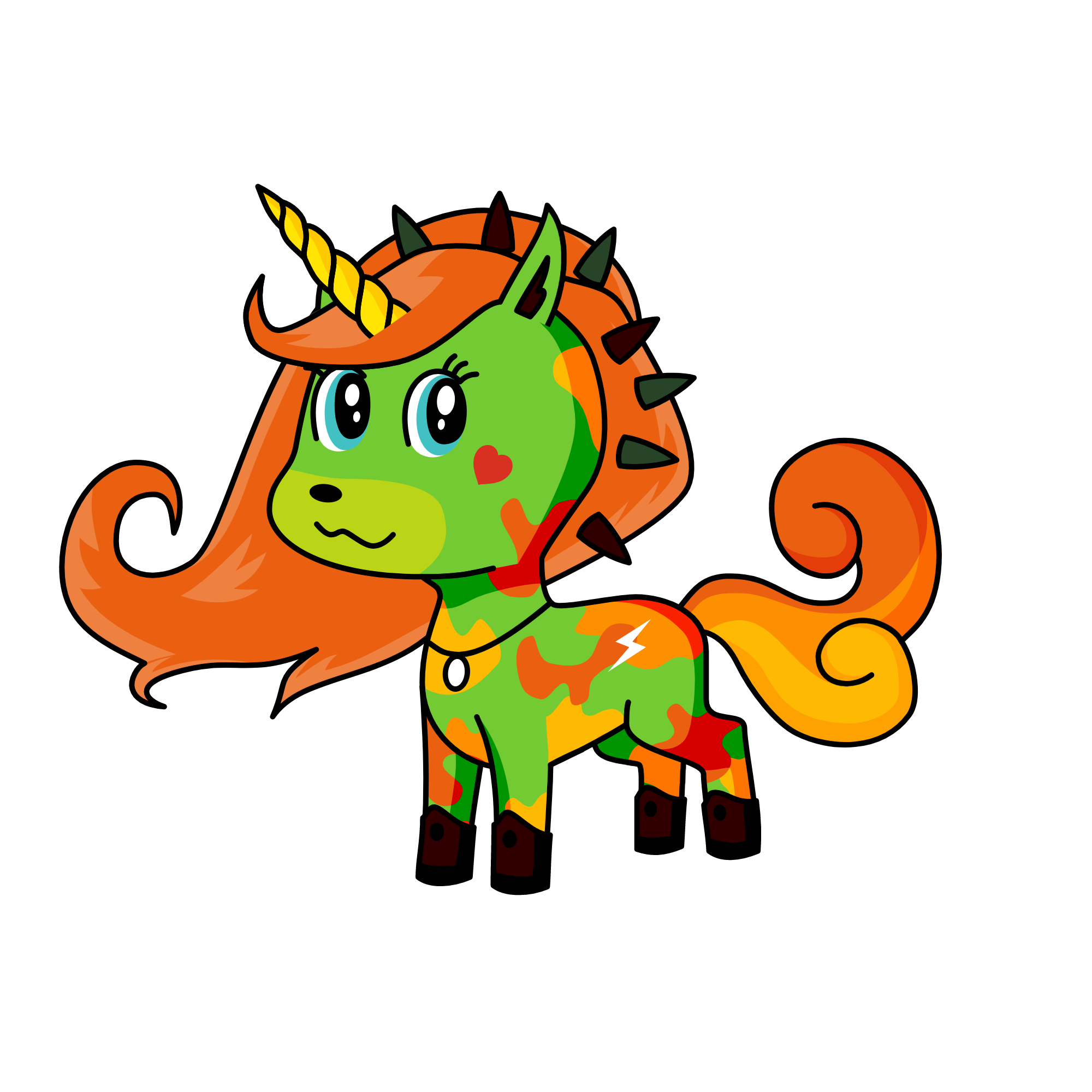 firecorns, the unicorn