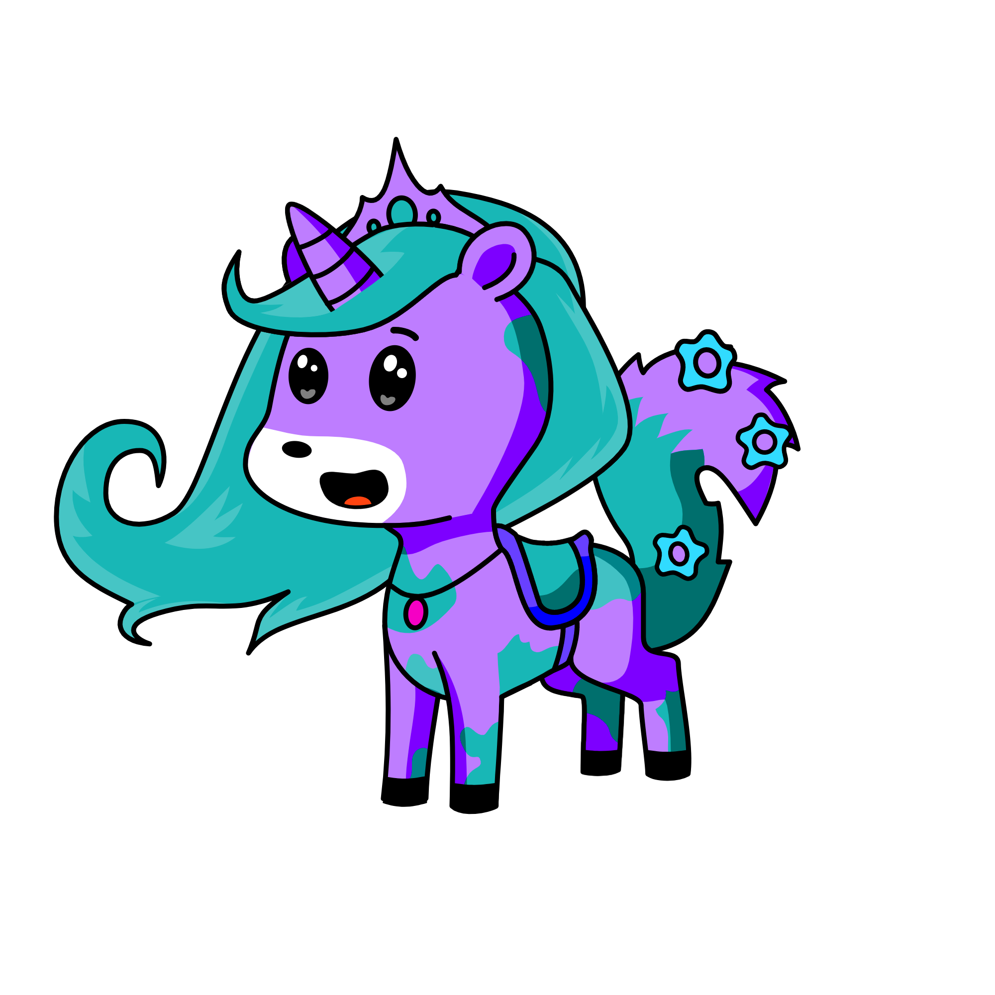 cool, the unicorn