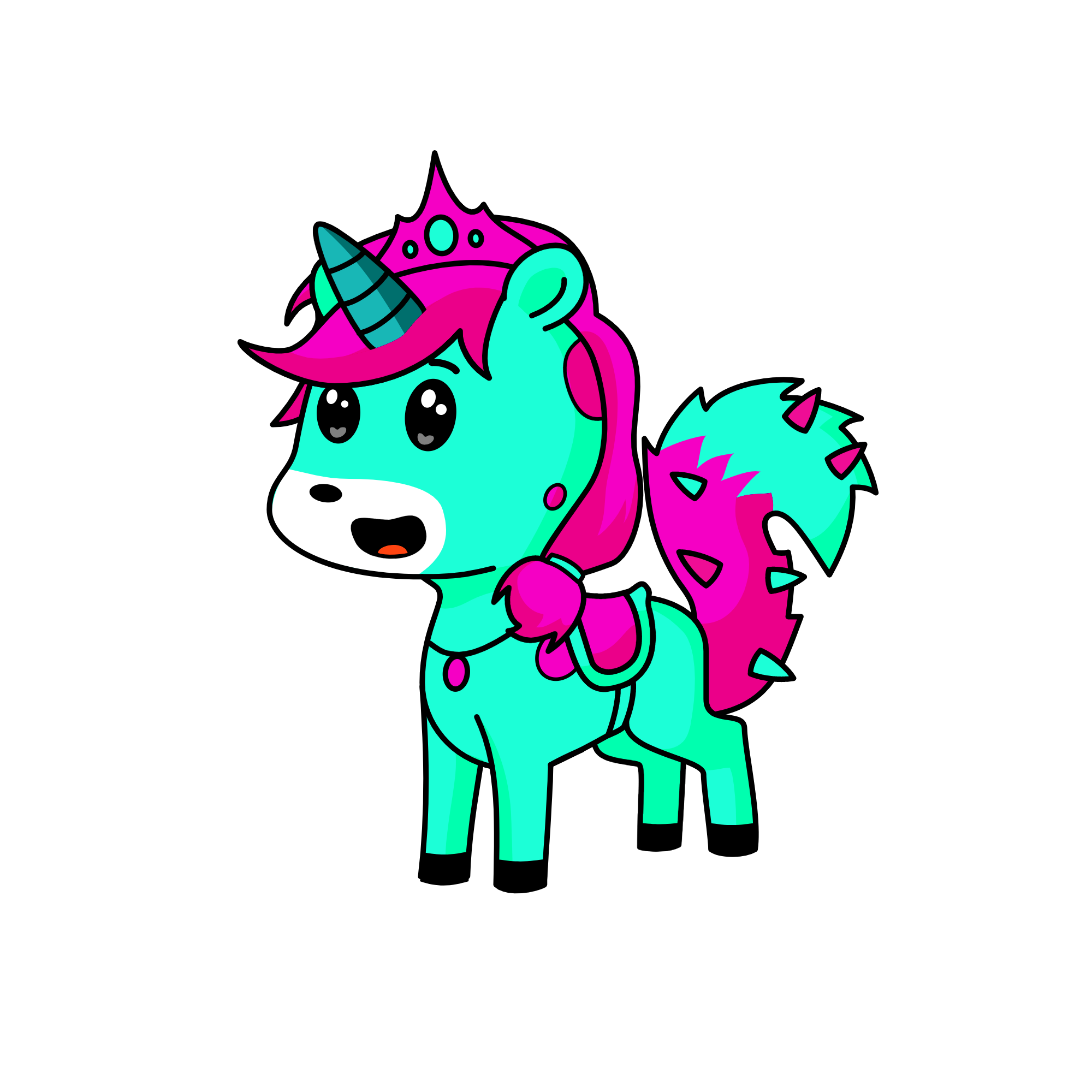 cool, the unicorn