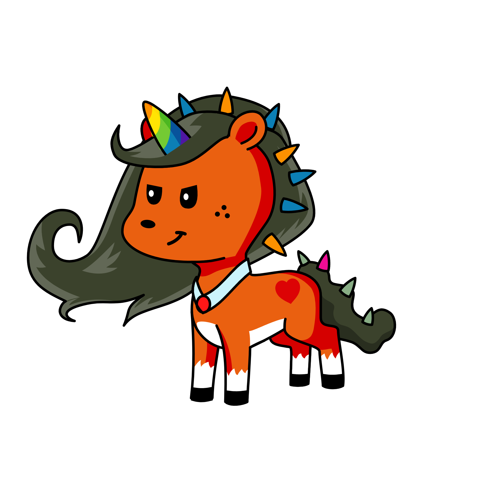 misty, the unicorn