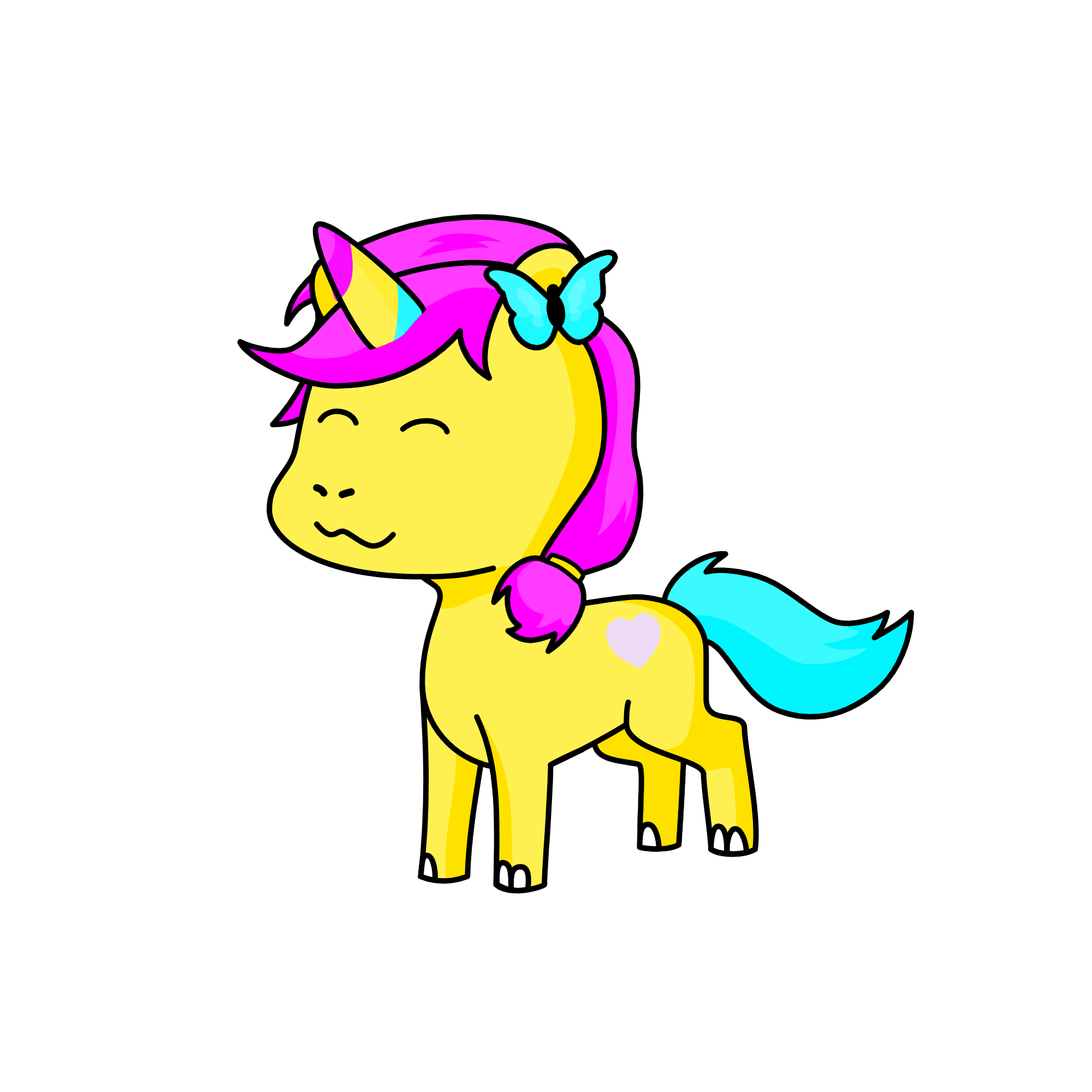 Penelope, the unicorn