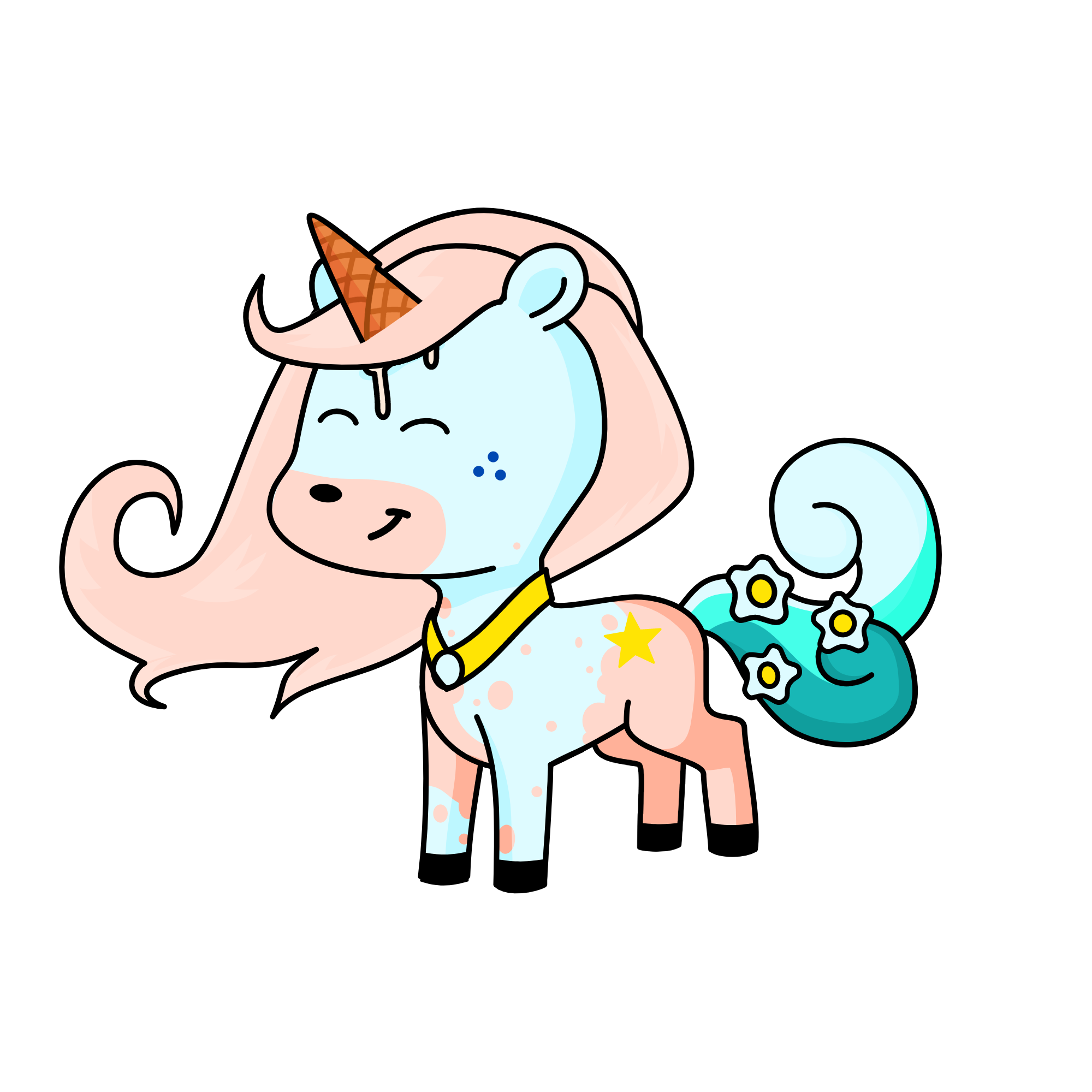 Isis Cream, the unicorn