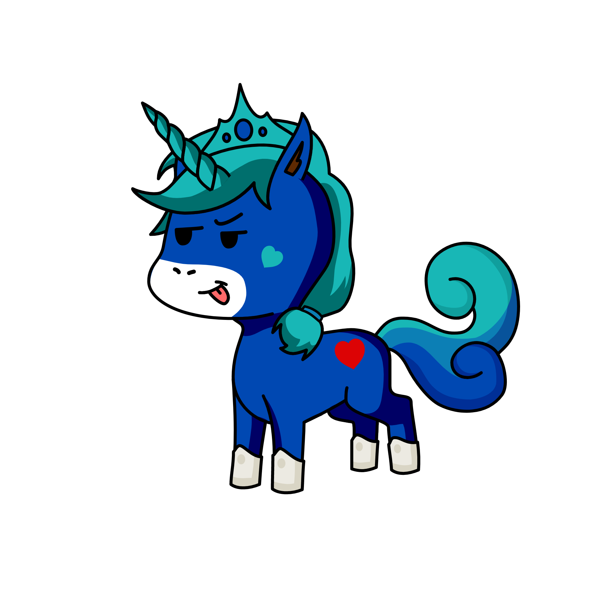 Cool Unicorn, the unicorn