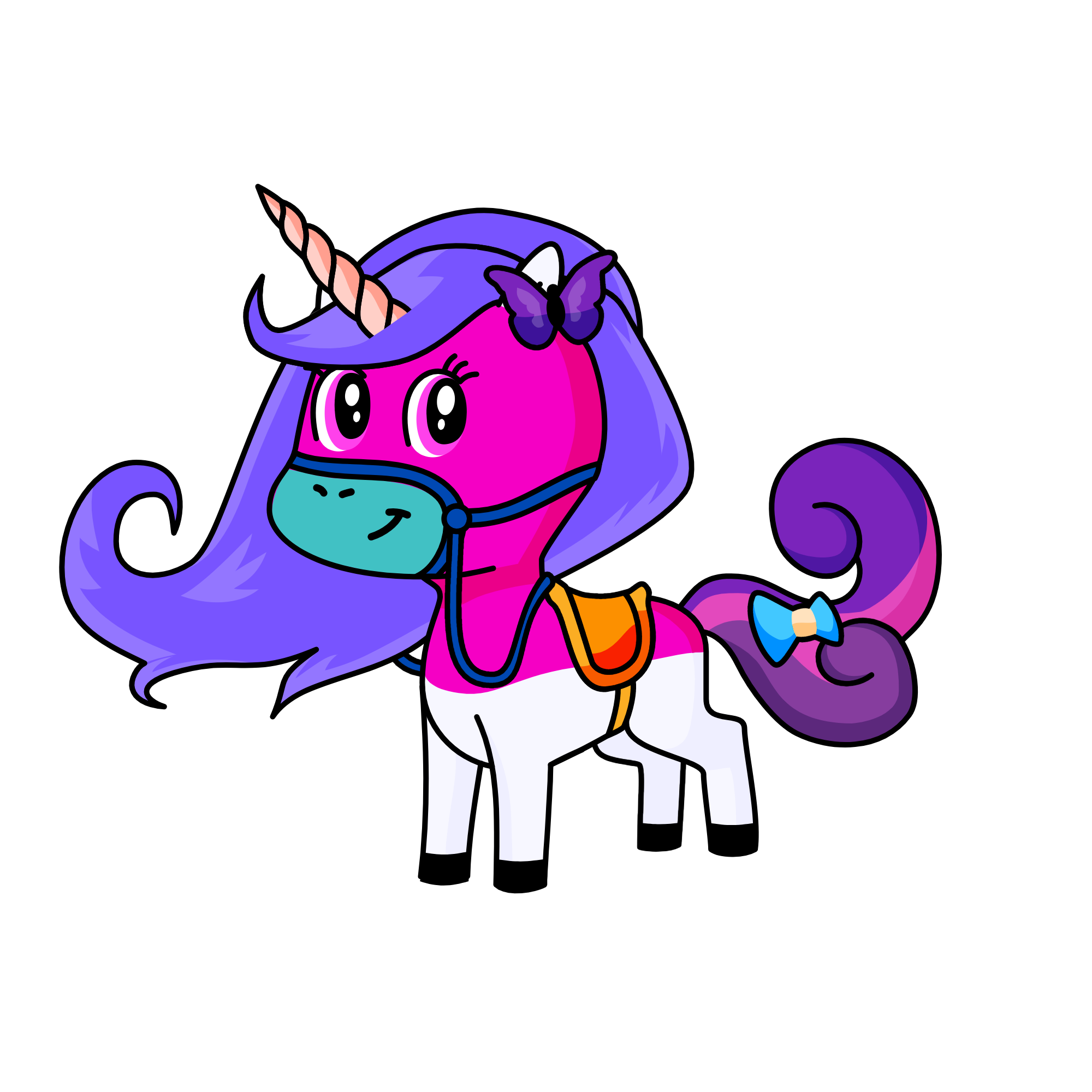 Fllutershy, the unicorn