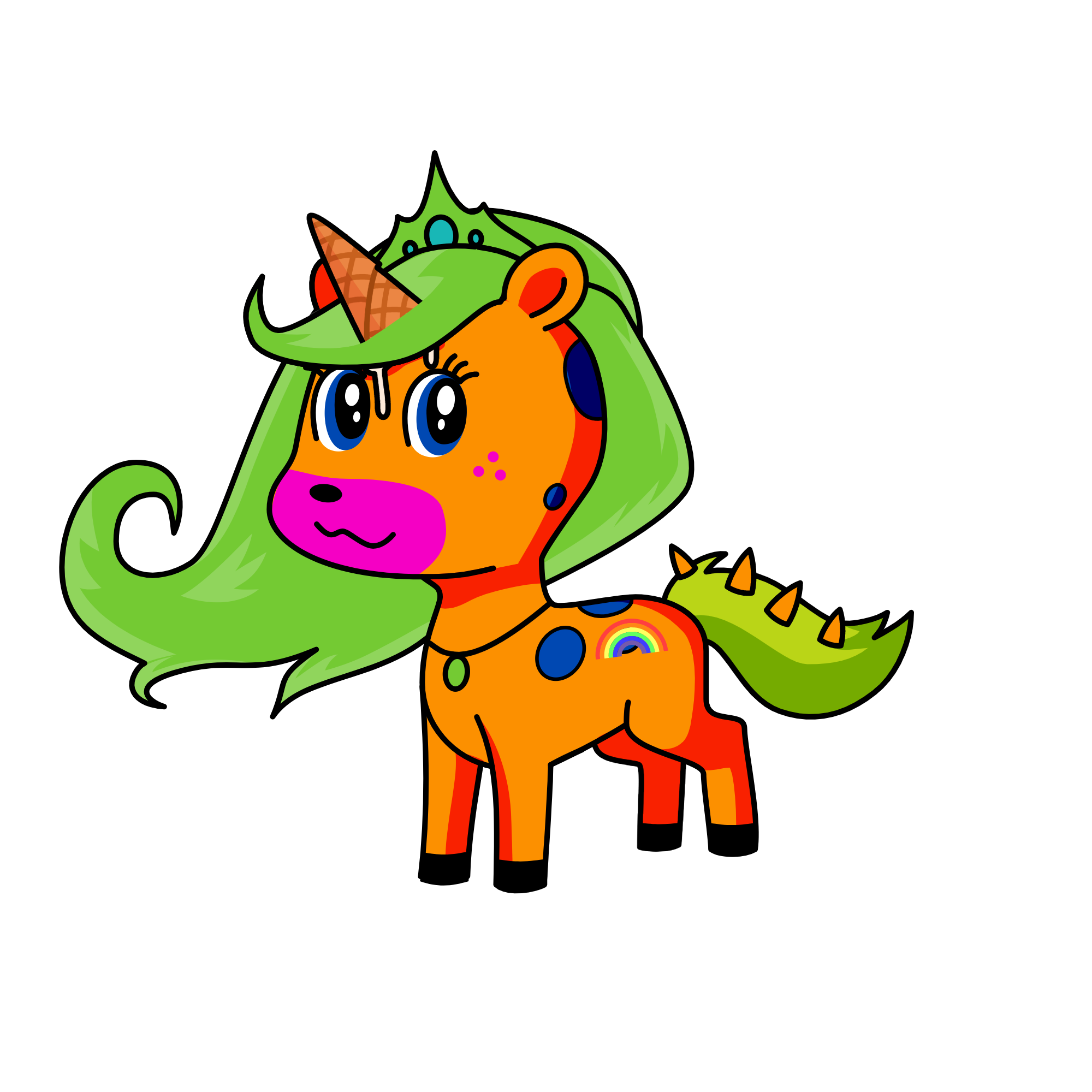 Carrot Cake, the unicorn