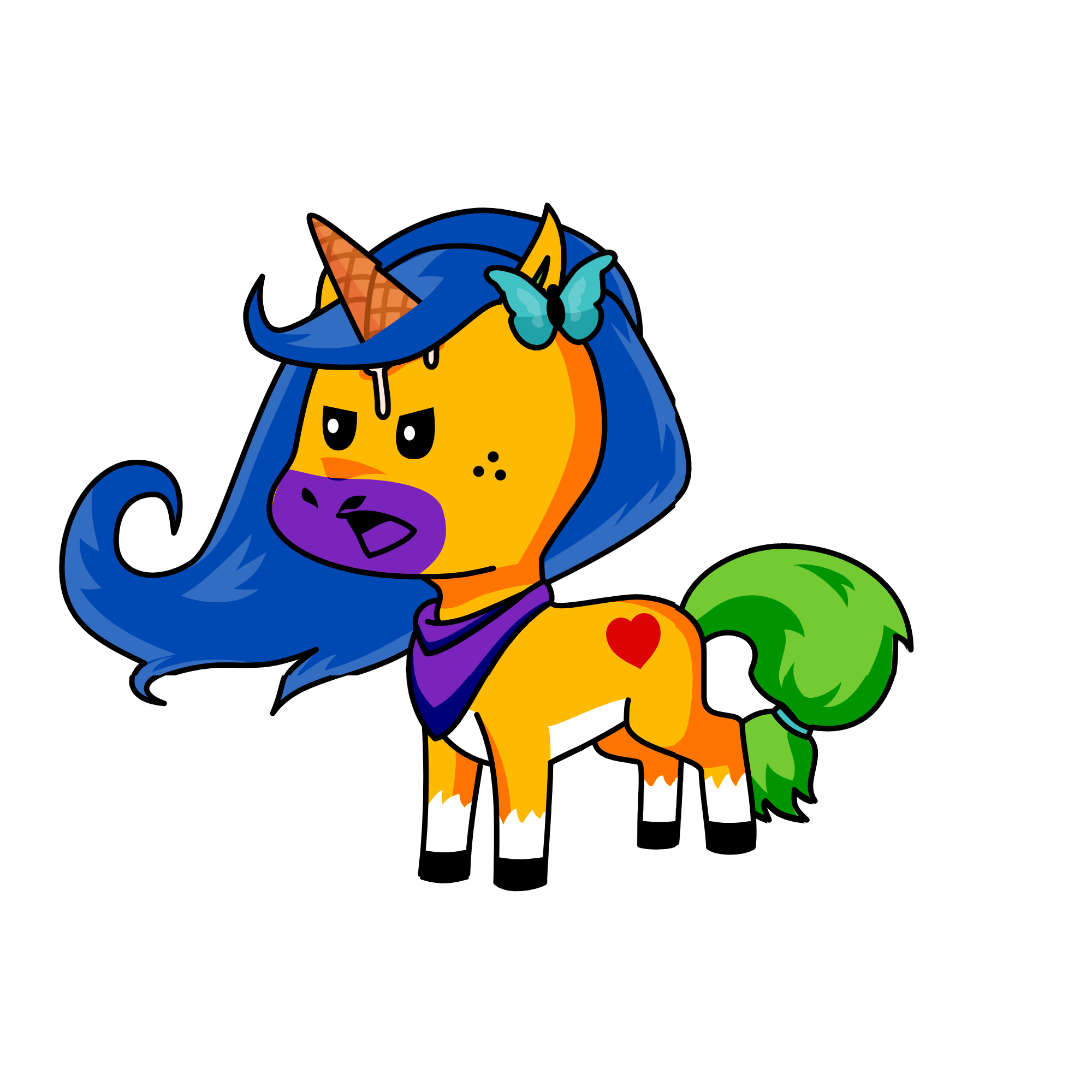 poop, the unicorn