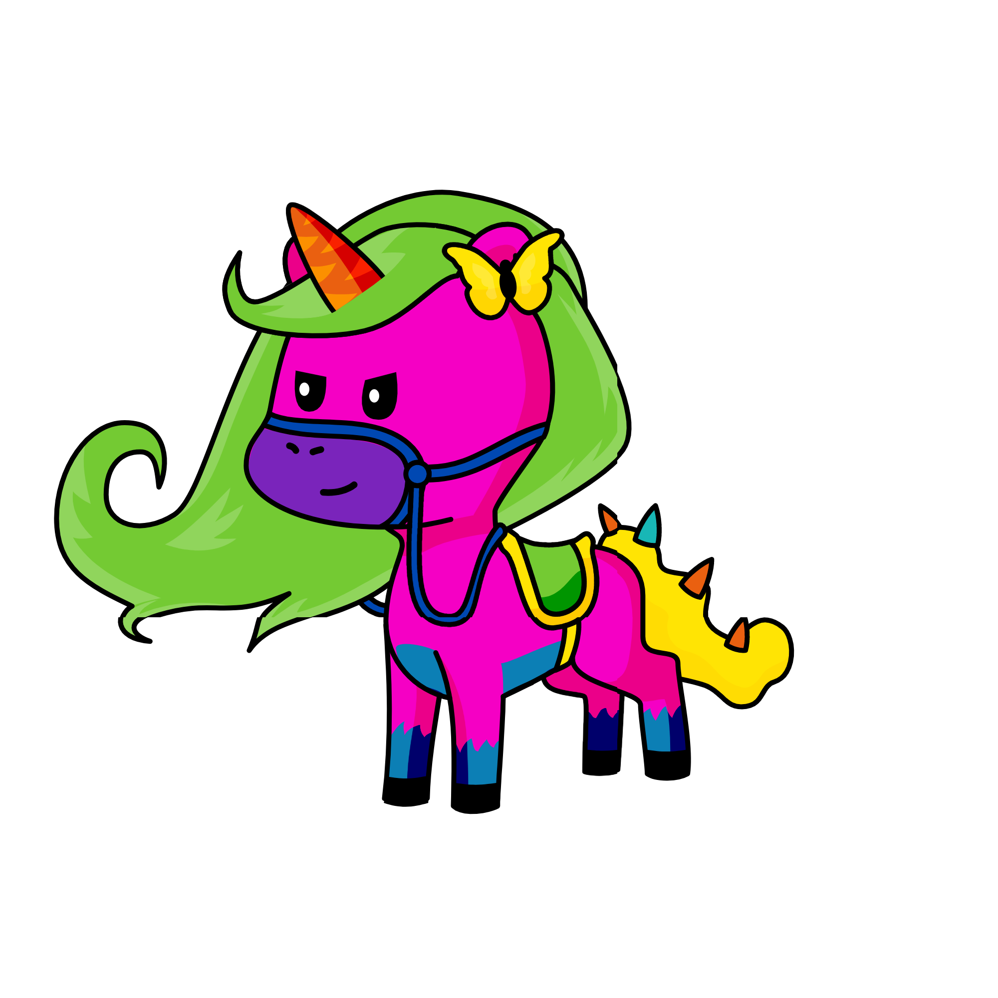 poop, the unicorn
