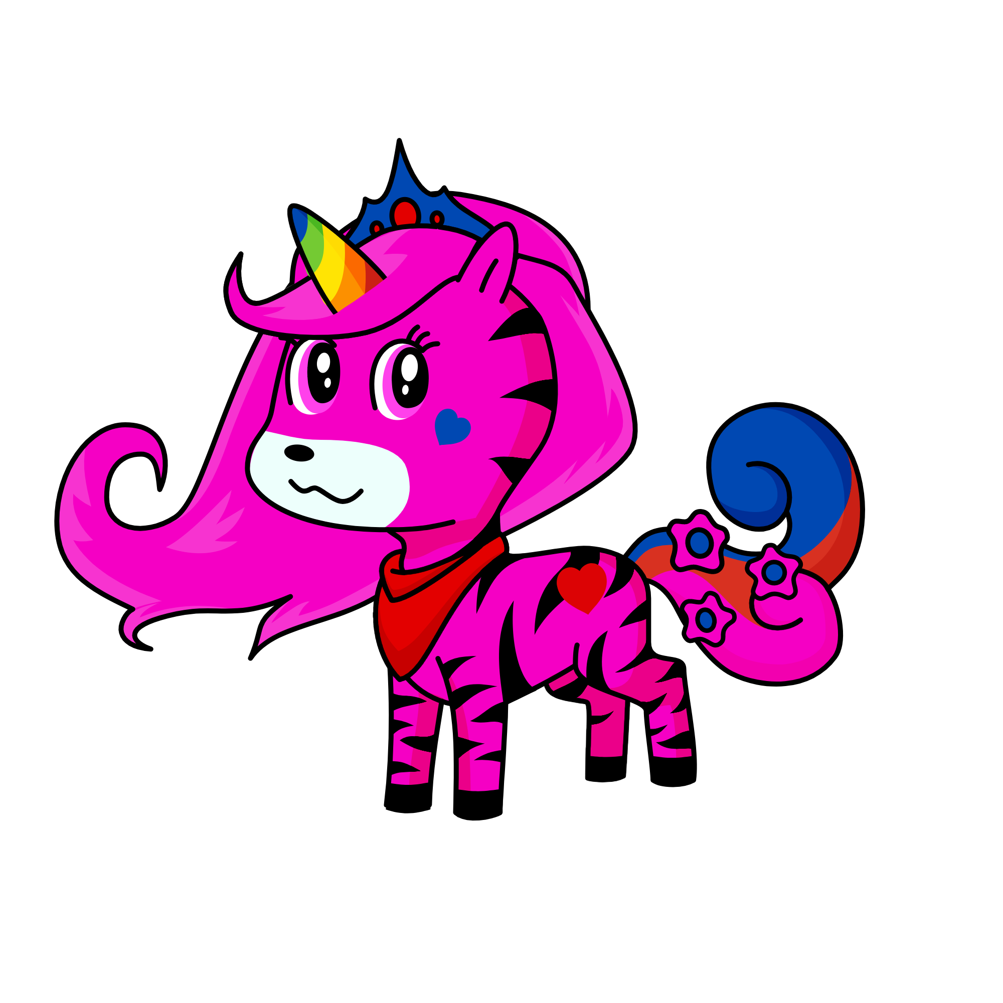 Asantiana, the unicorn