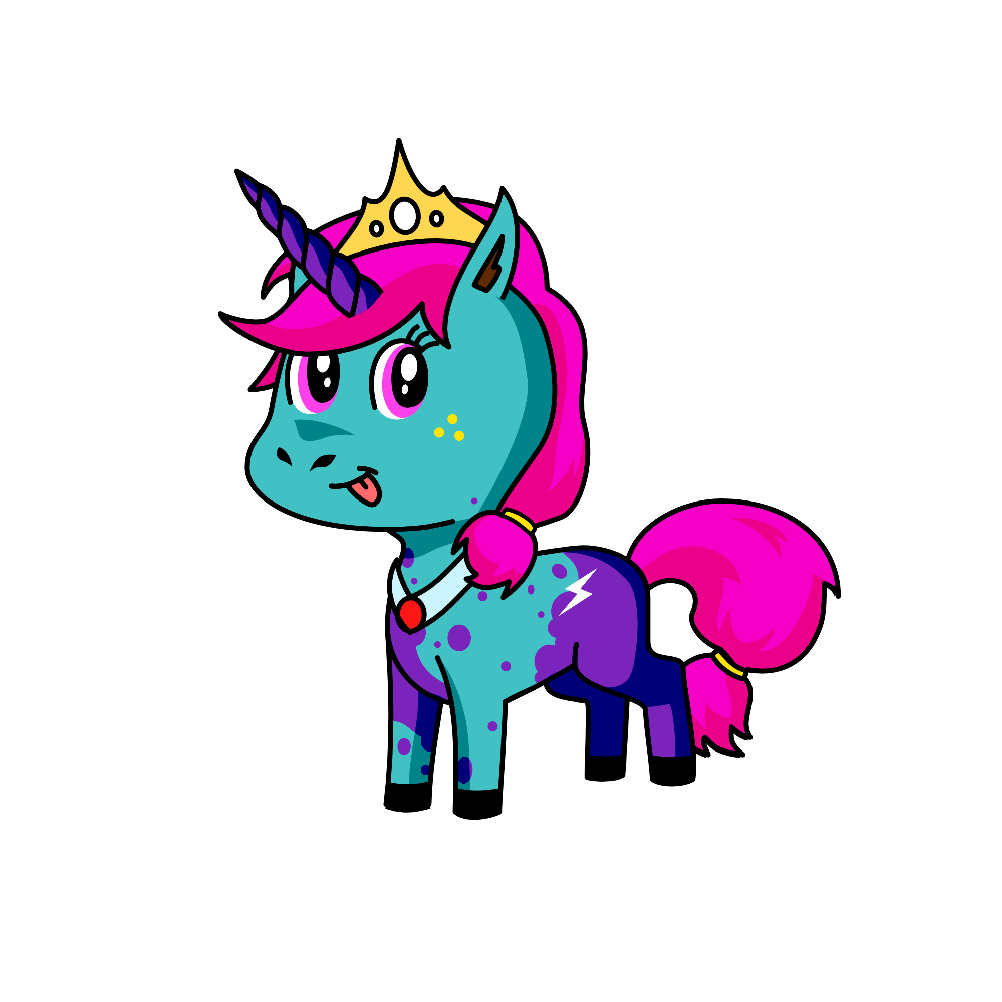 cloudy, the unicorn