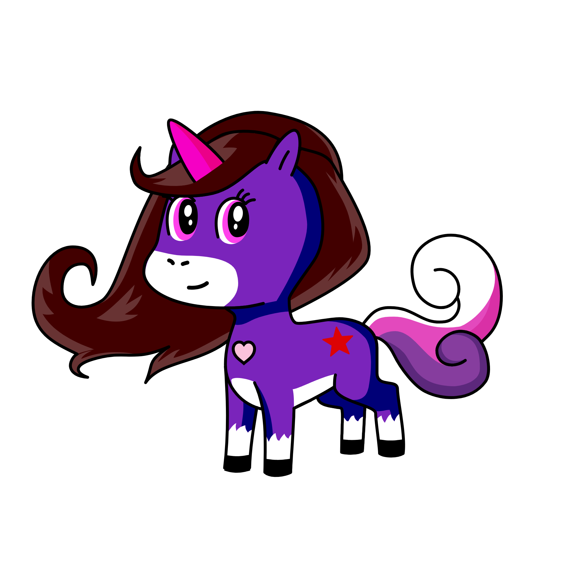 Lollipop, the unicorn