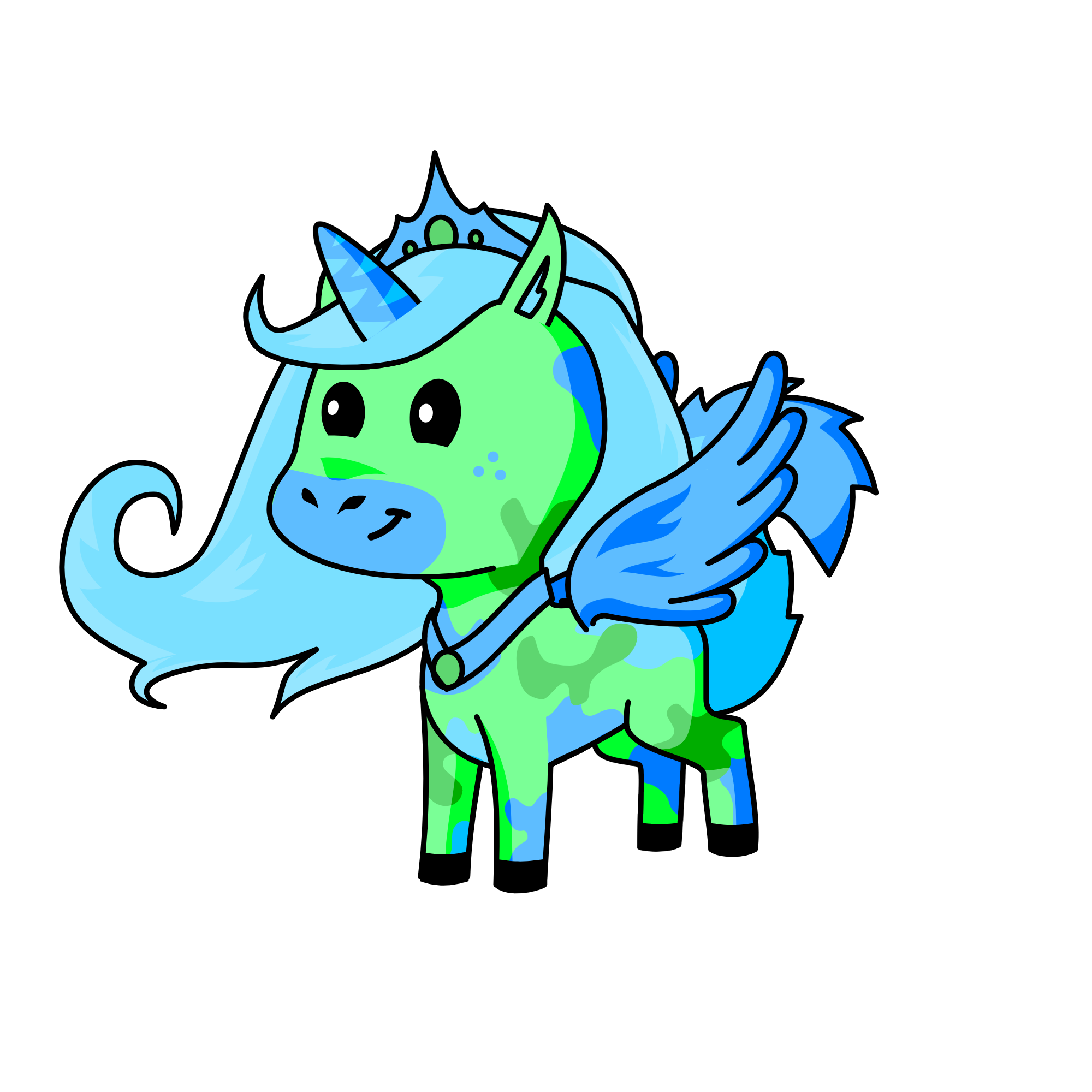 Princess Zirconia, the unicorn