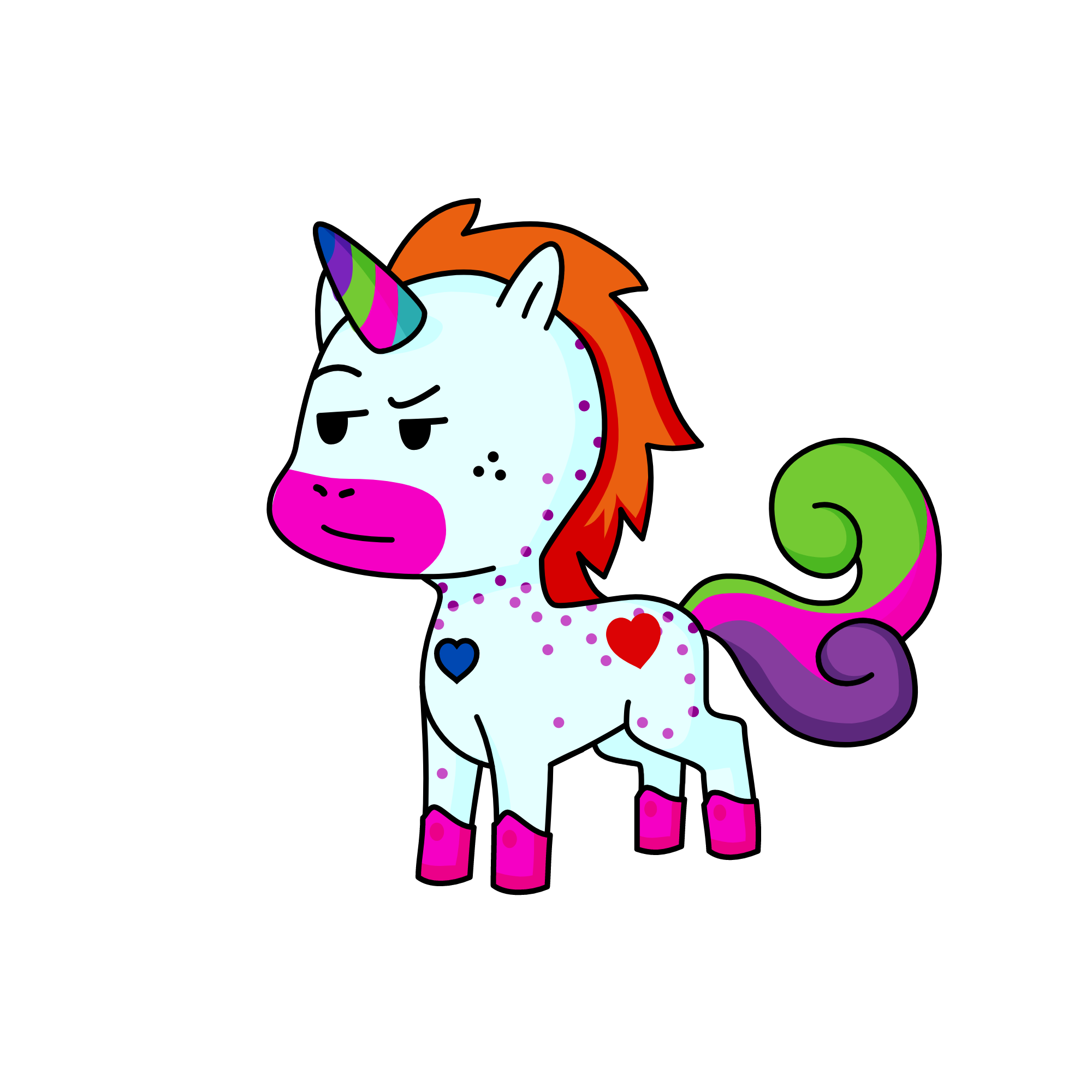 TIANA, the unicorn