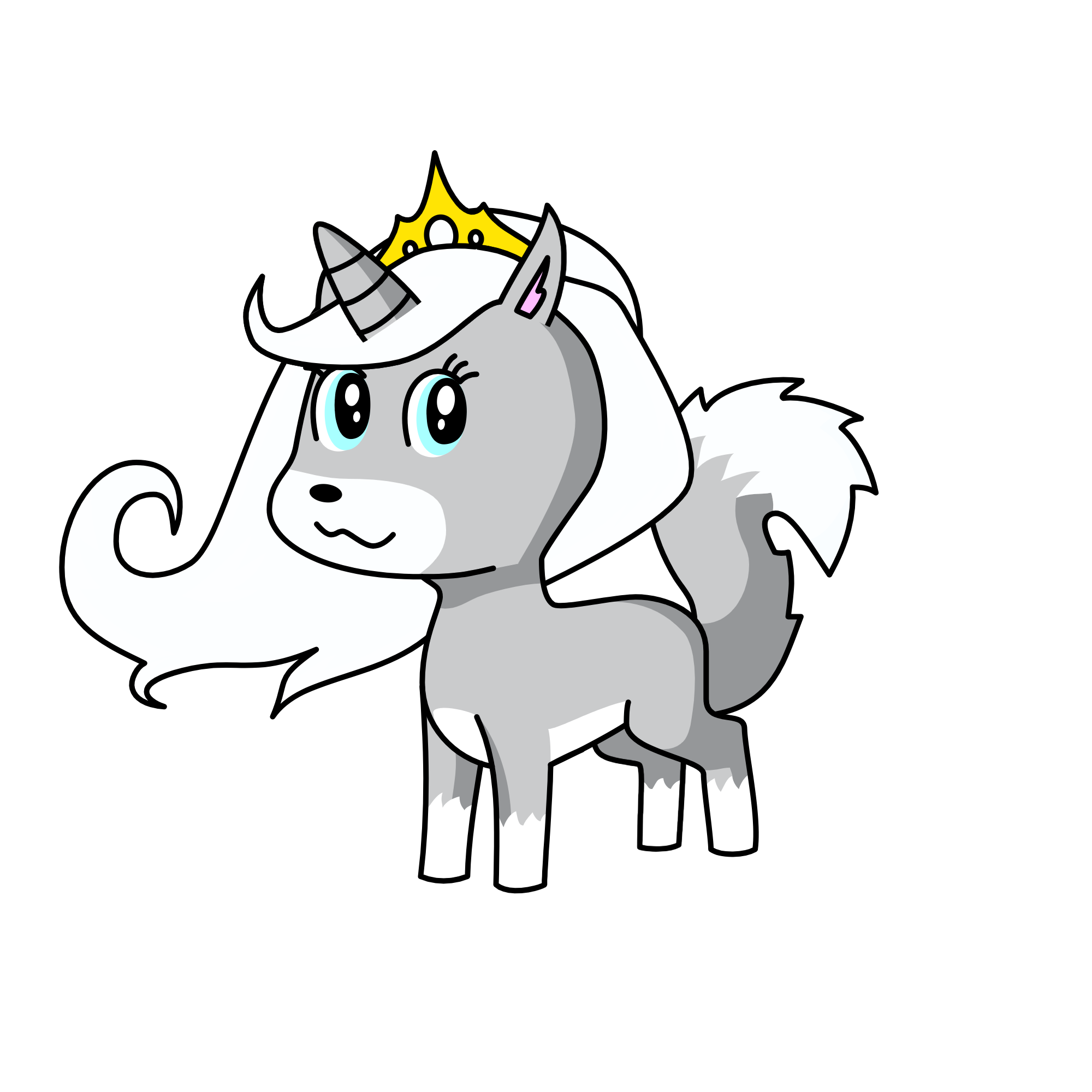 princess cookie, the unicorn