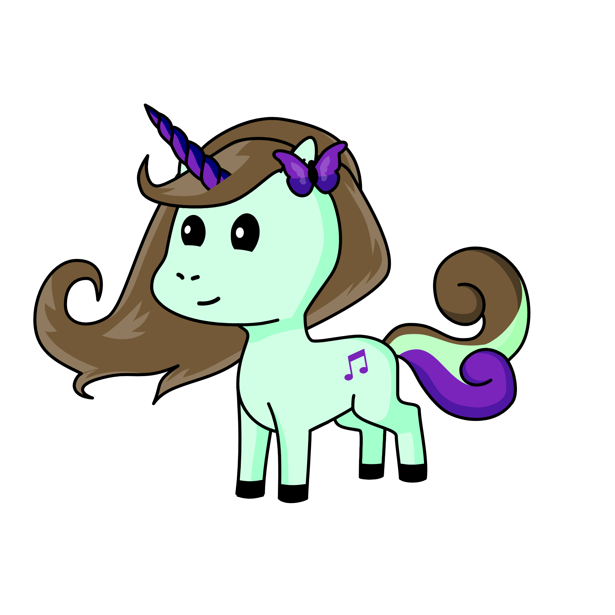 Musicanes, the unicorn