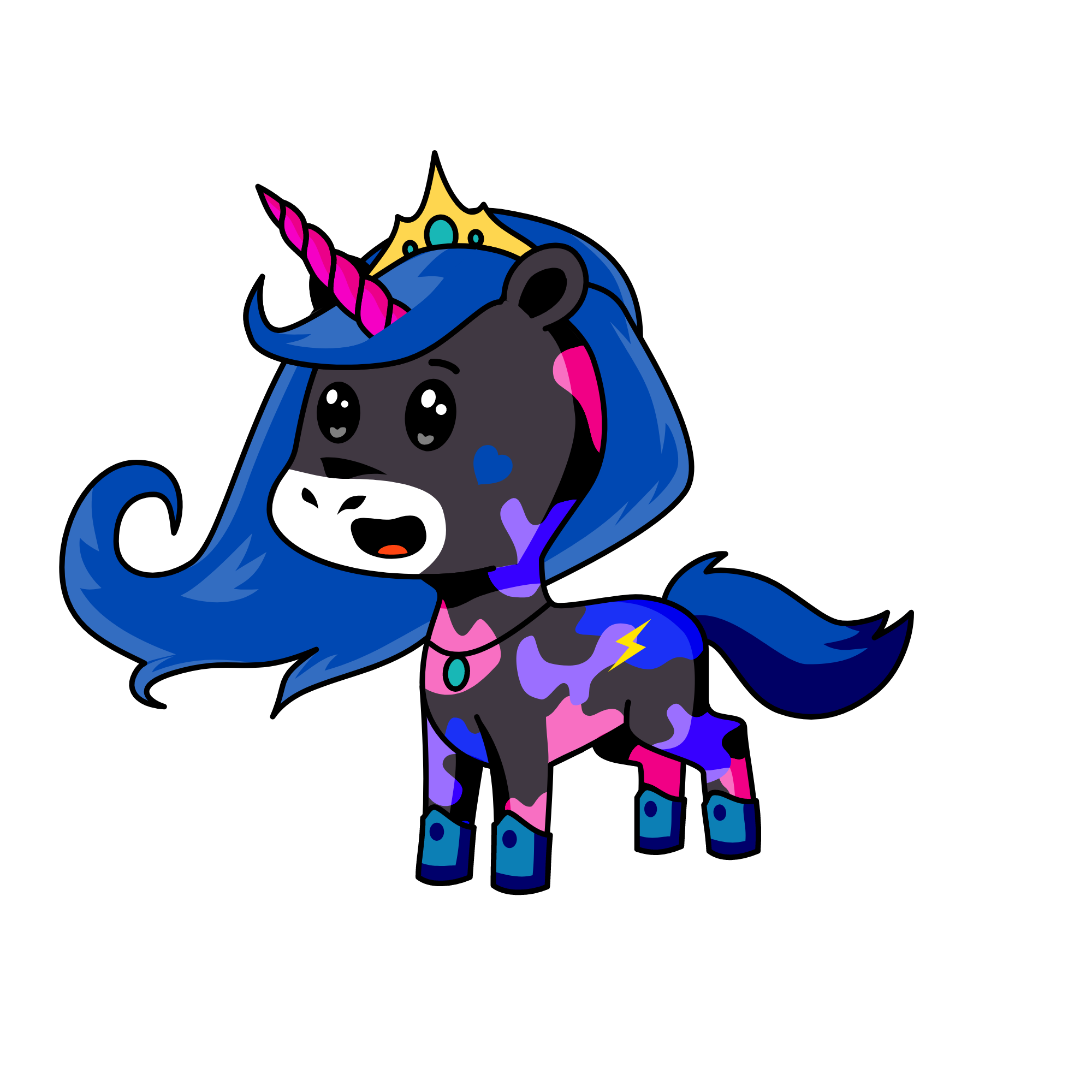 Lady, the unicorn