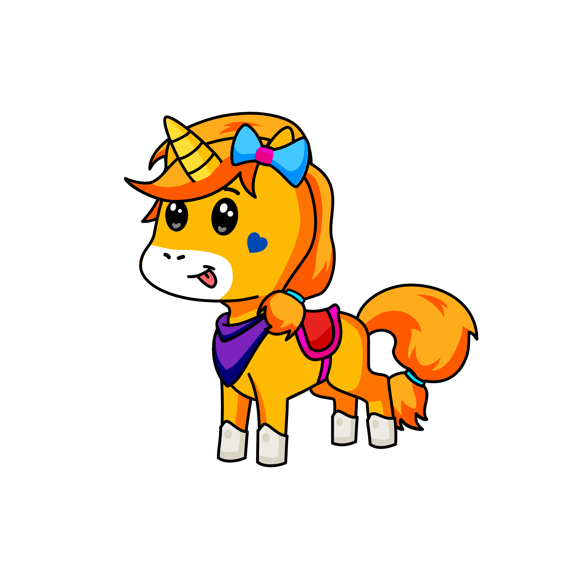 Fefe, the unicorn