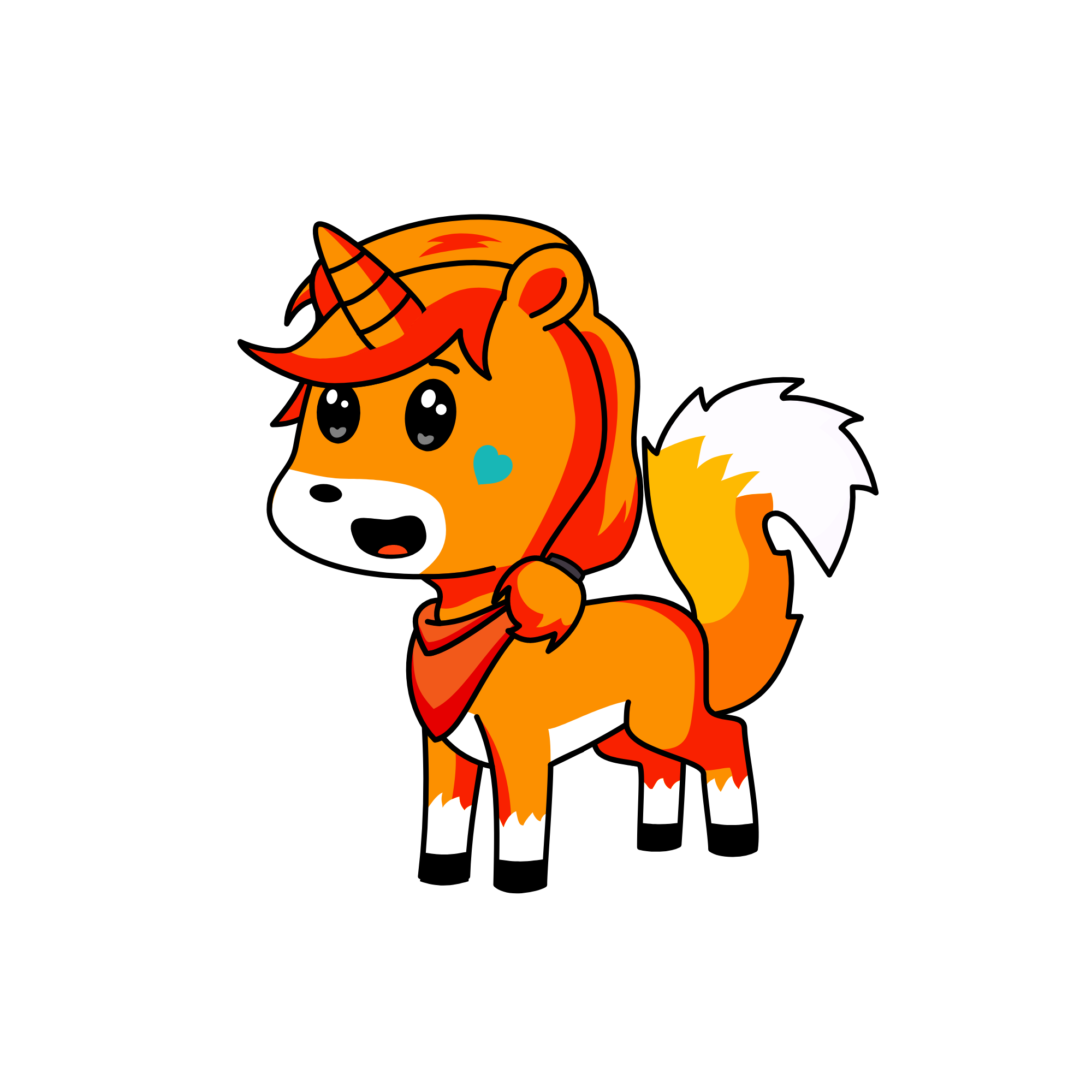 Foxy, the unicorn