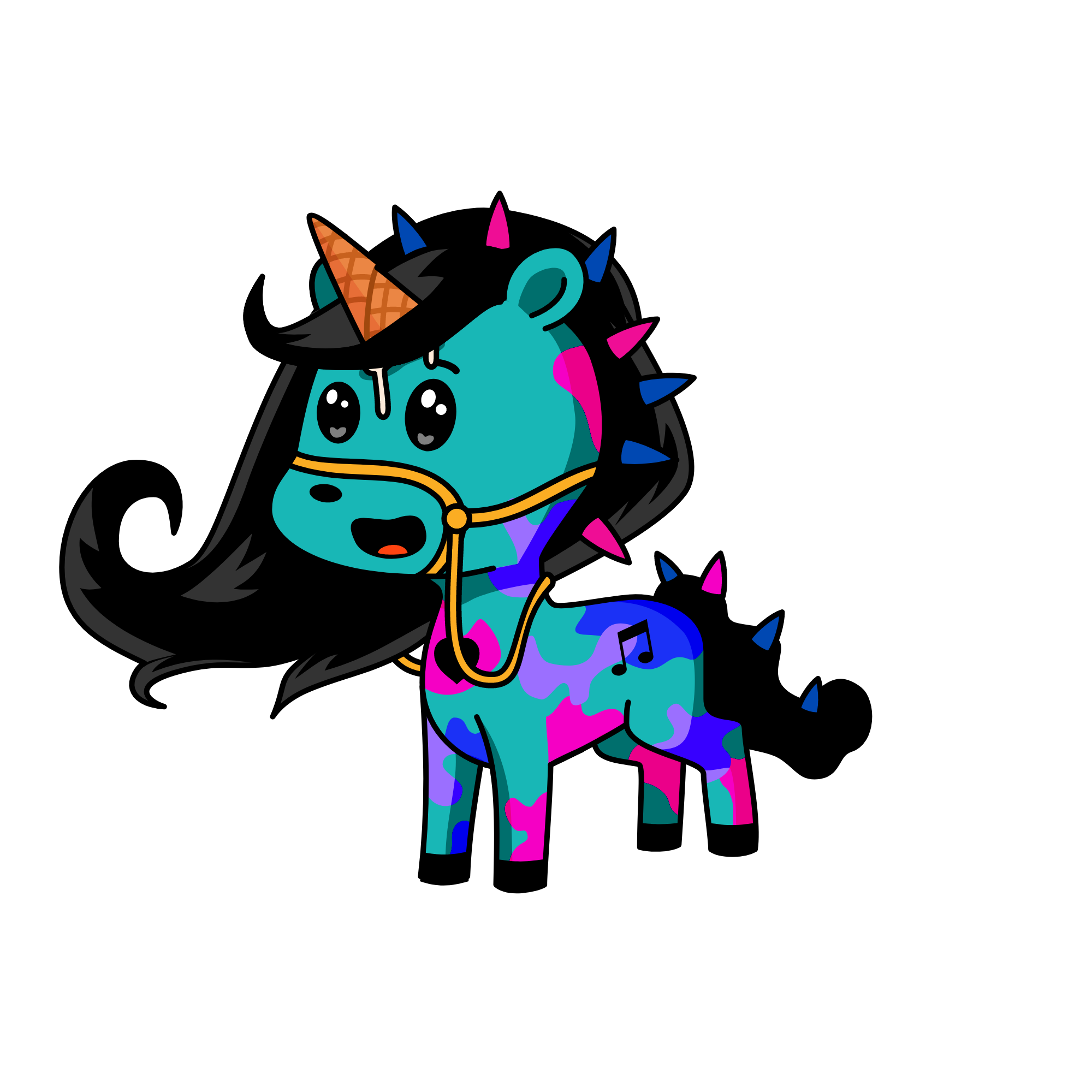 Snowy, the unicorn