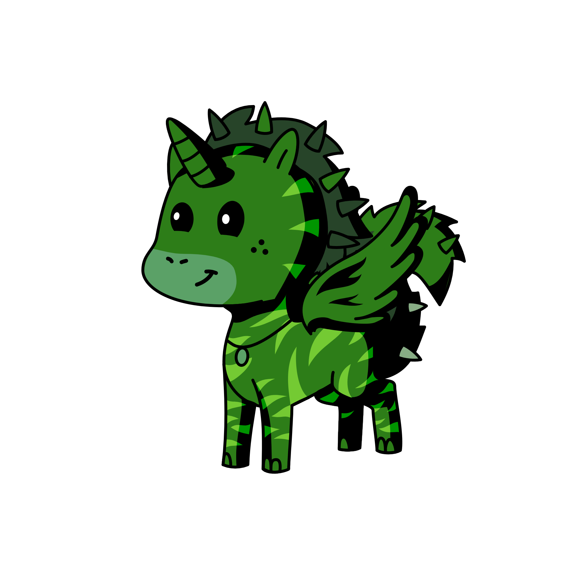 greeny up grade, the unicorn