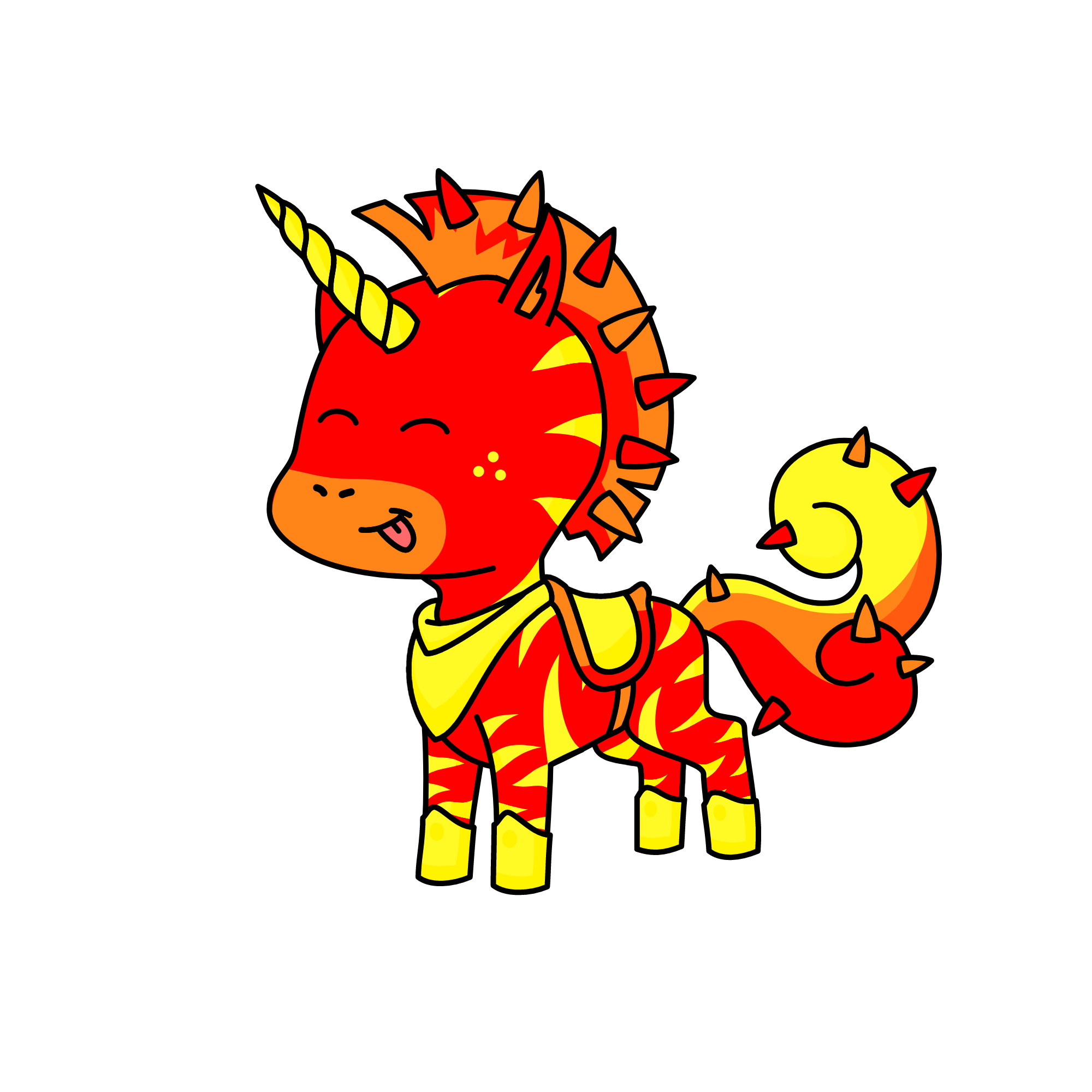 fireee, the unicorn