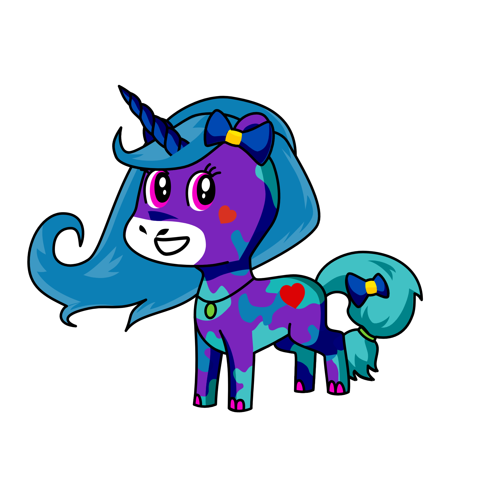 Paint, the unicorn