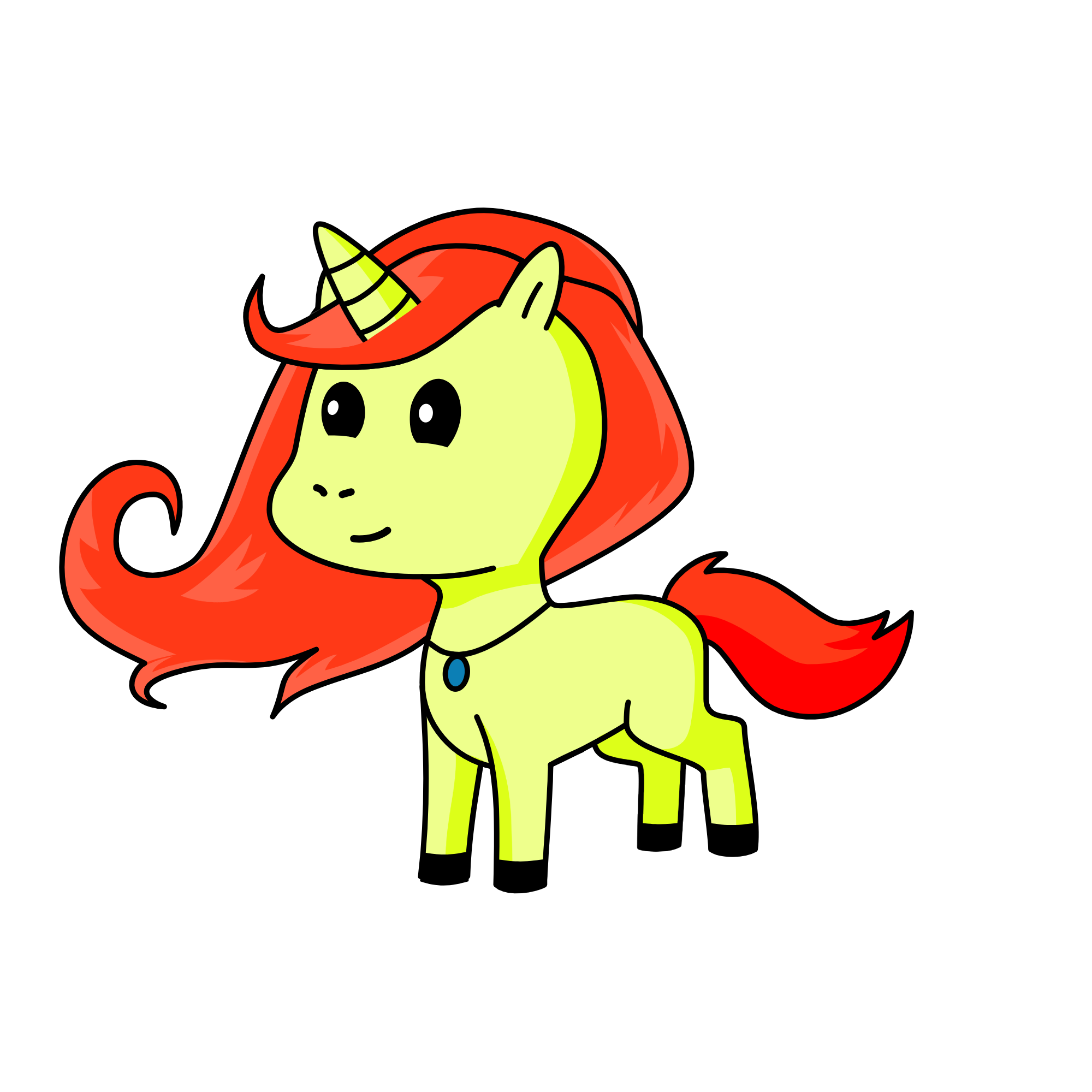 Ariel, the unicorn