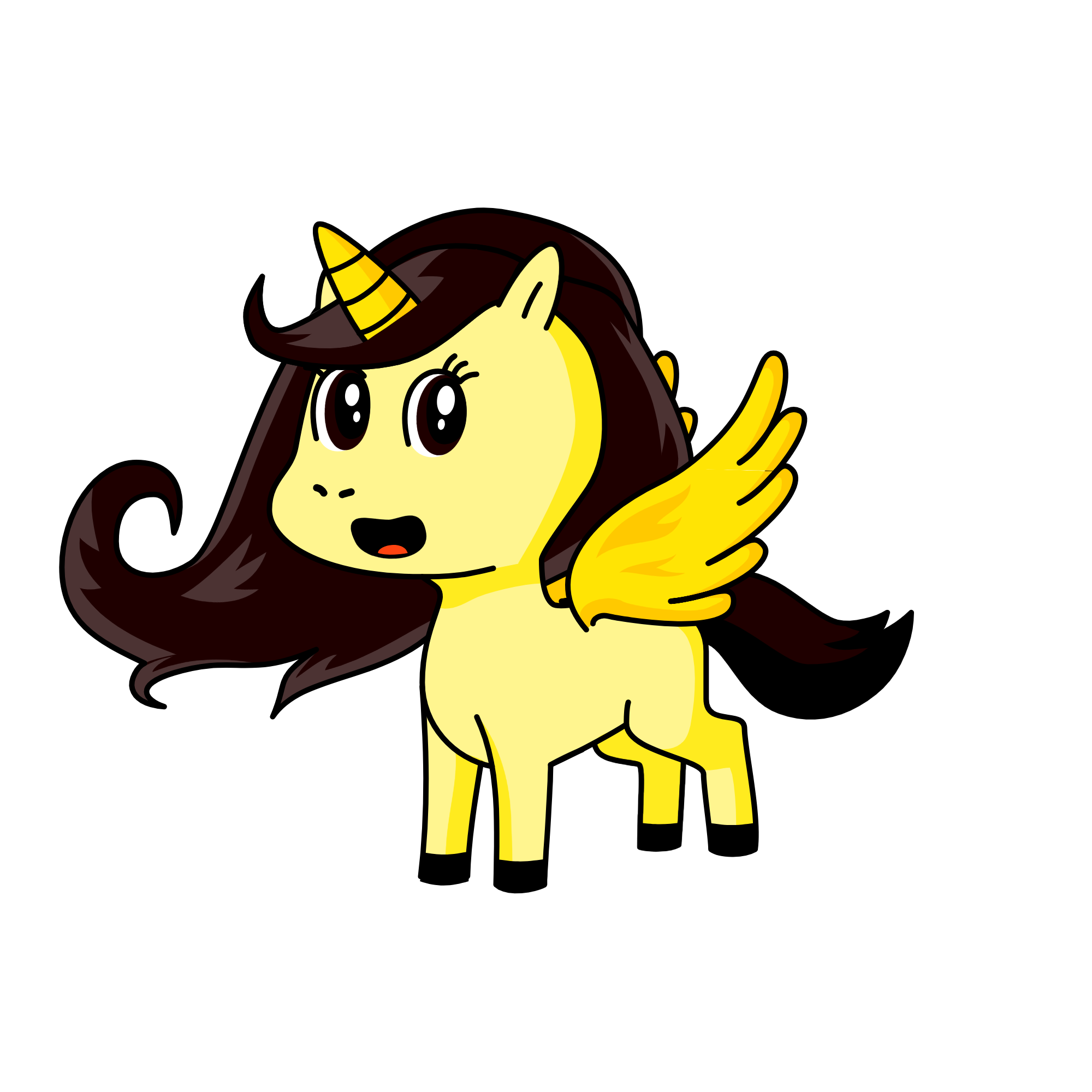 Princess Belle, the unicorn