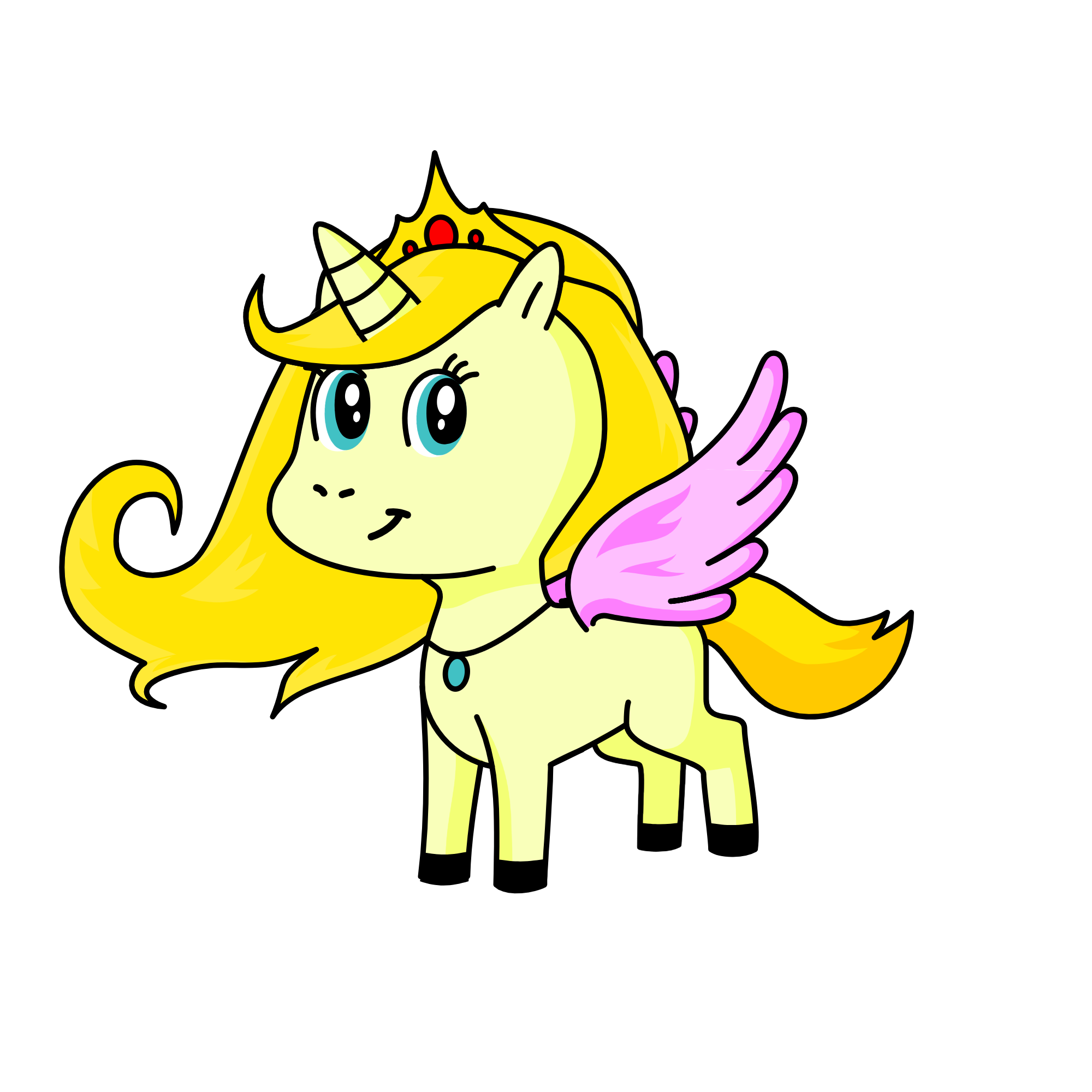 Princess Peach, the unicorn
