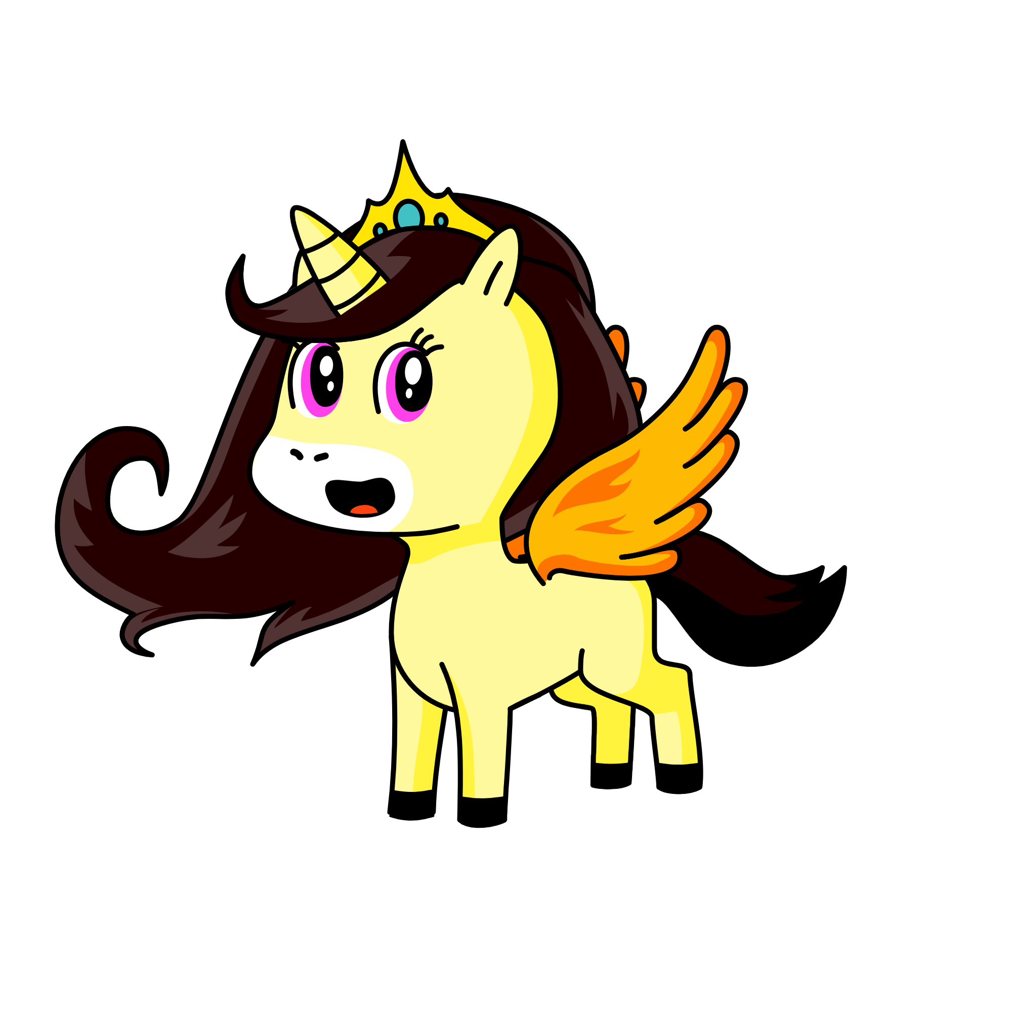 Princess Daisy, the unicorn