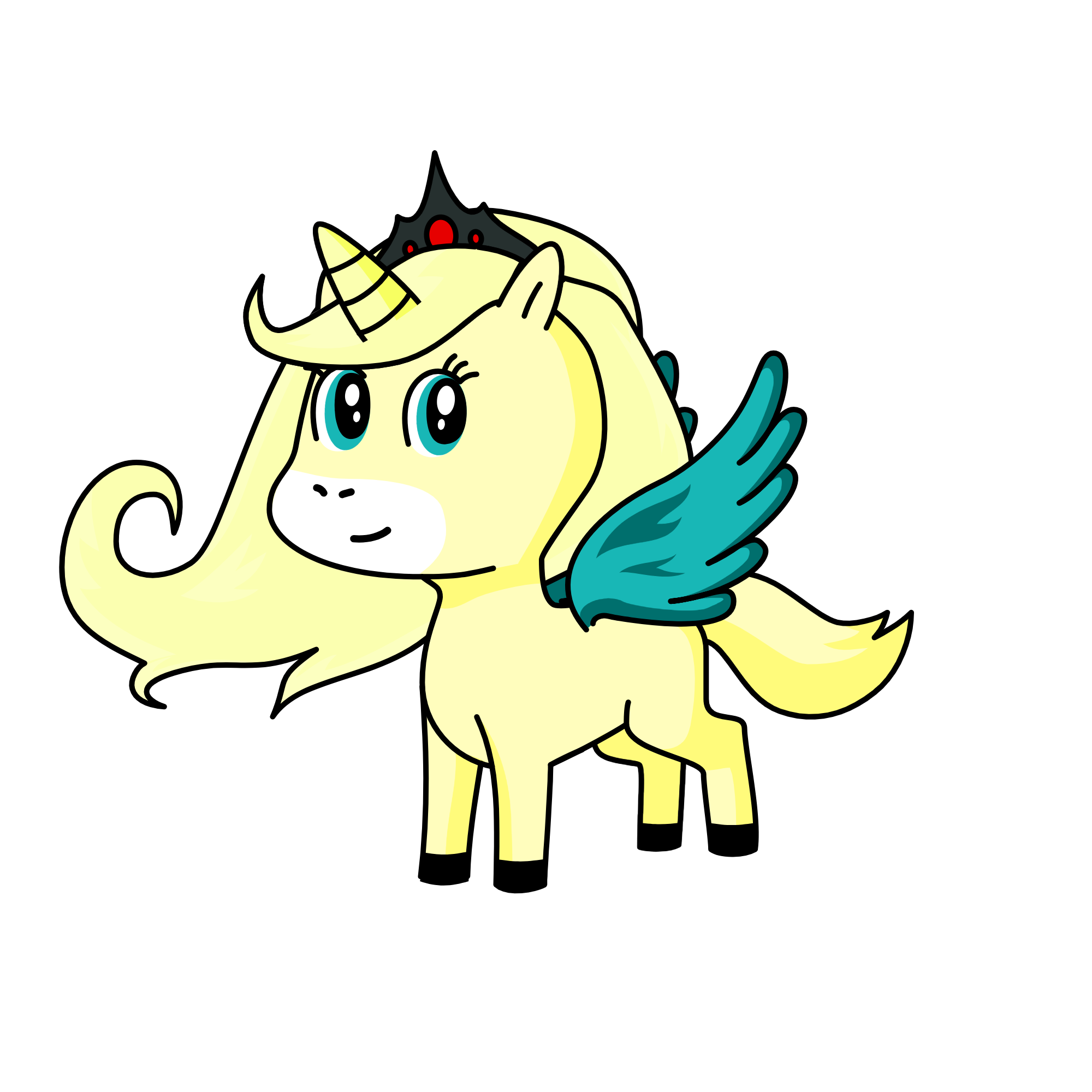 Princess Rosalina, the unicorn