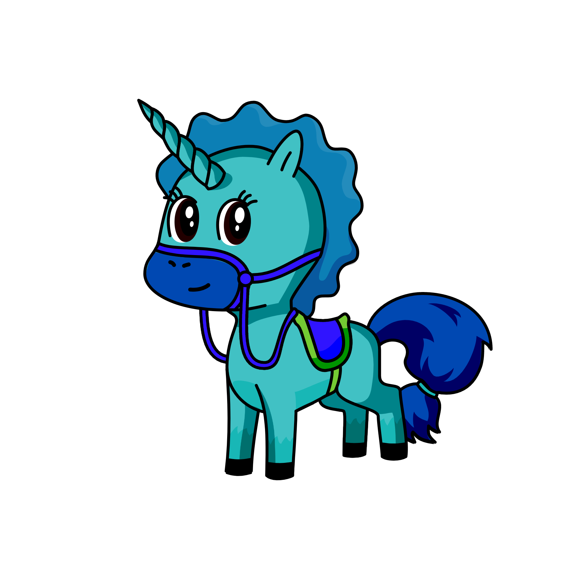 Coral, the unicorn