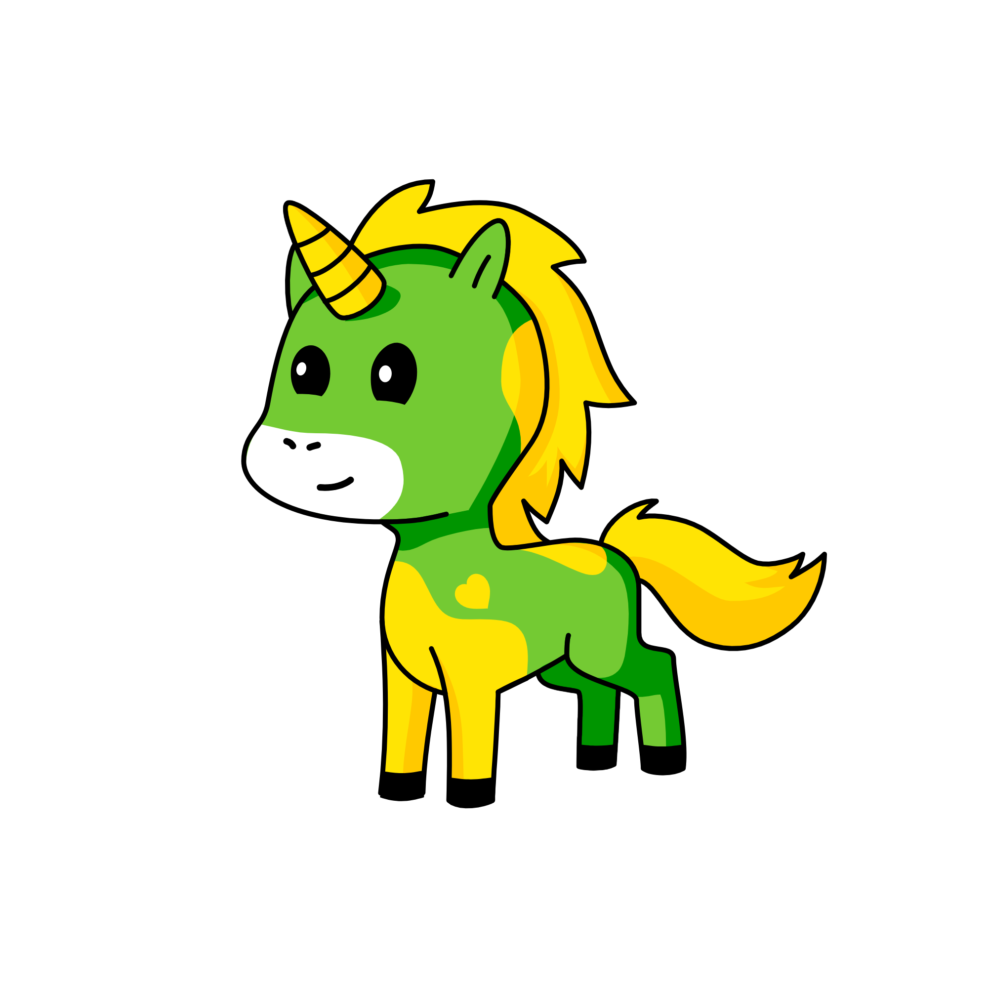 Camilia camo, the unicorn