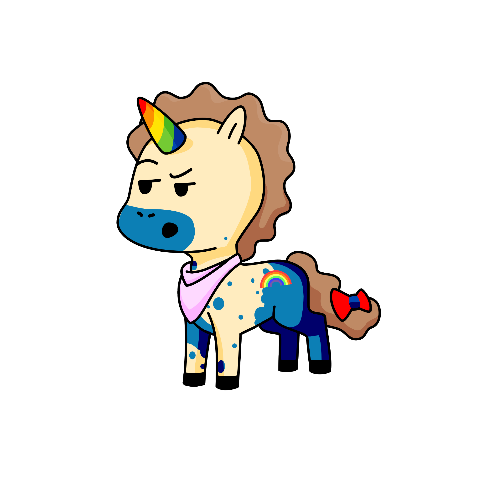 Bob Ross, the unicorn