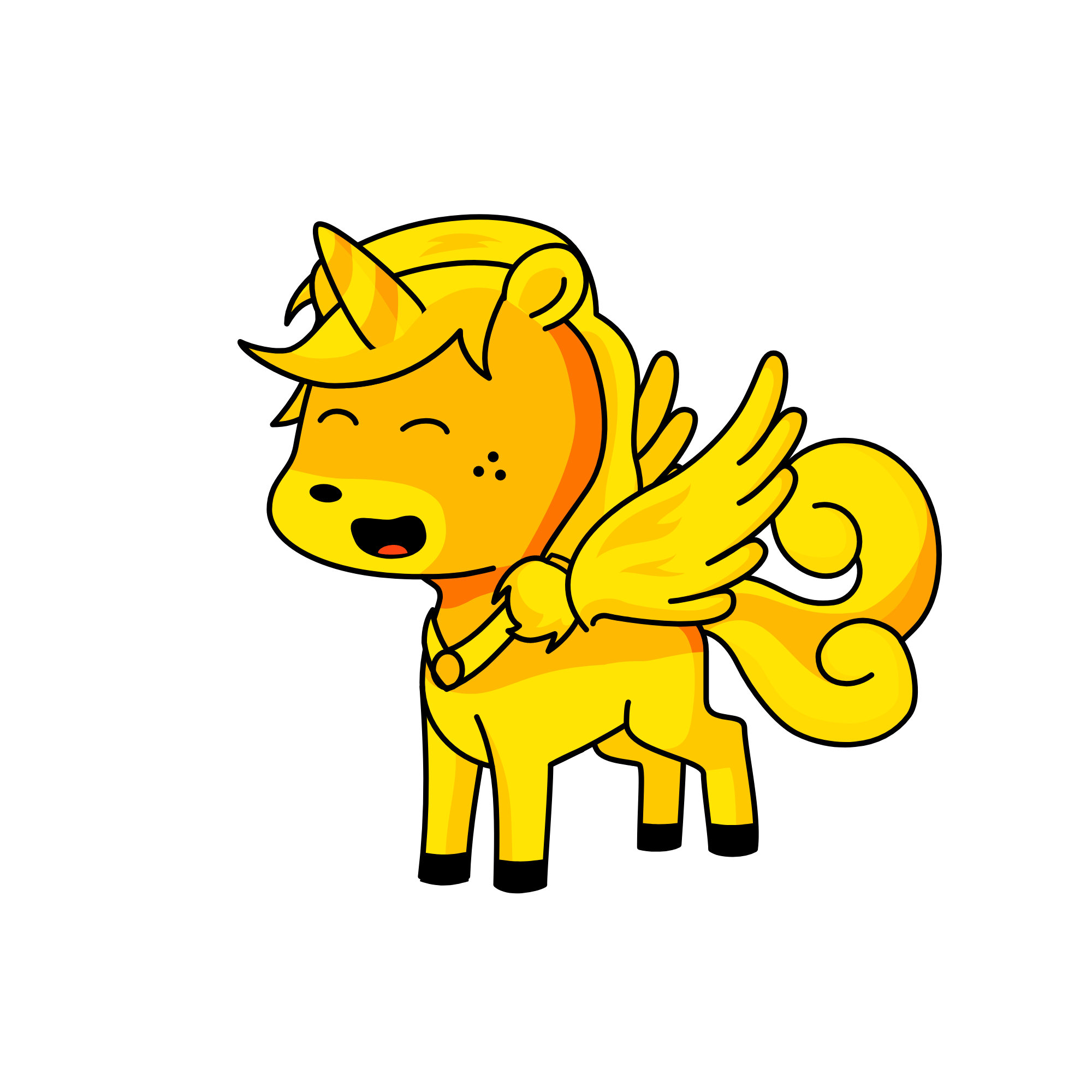 Happiness, the unicorn