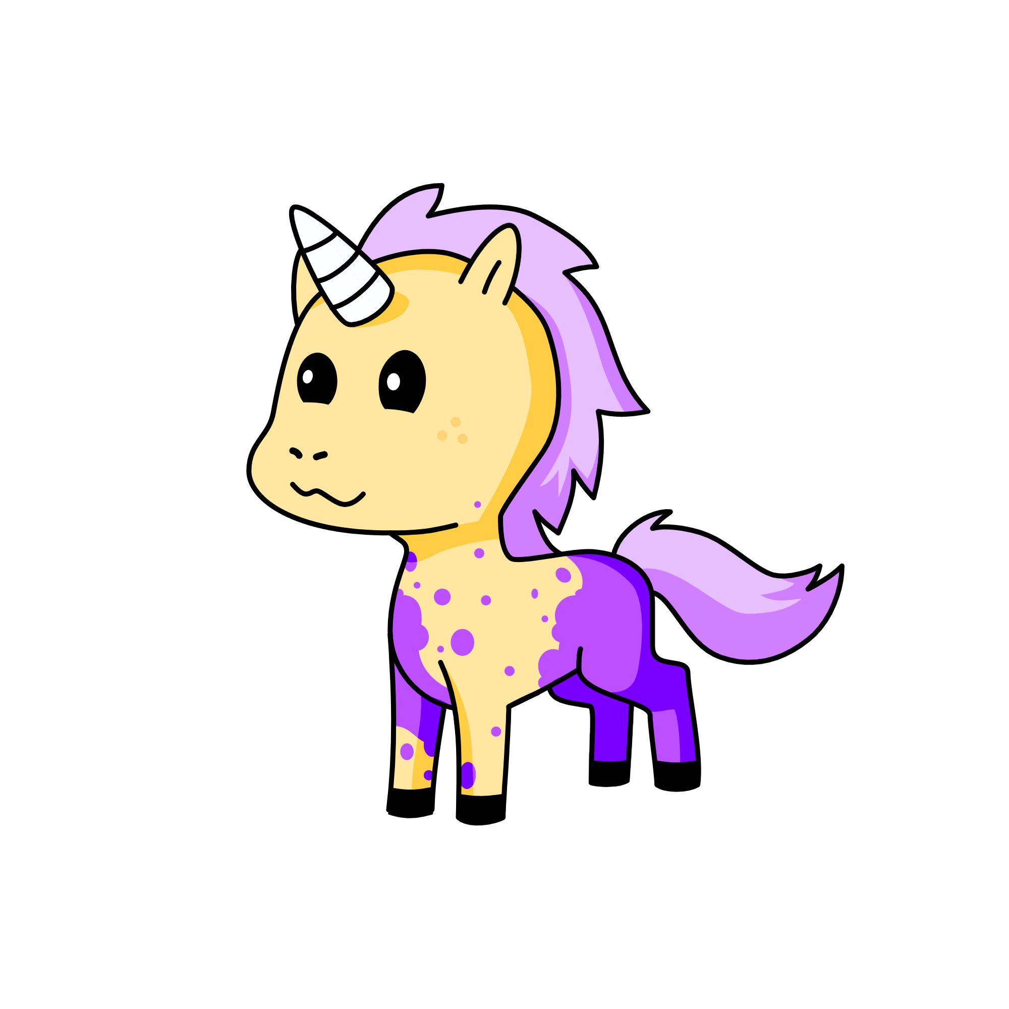 violet, the unicorn